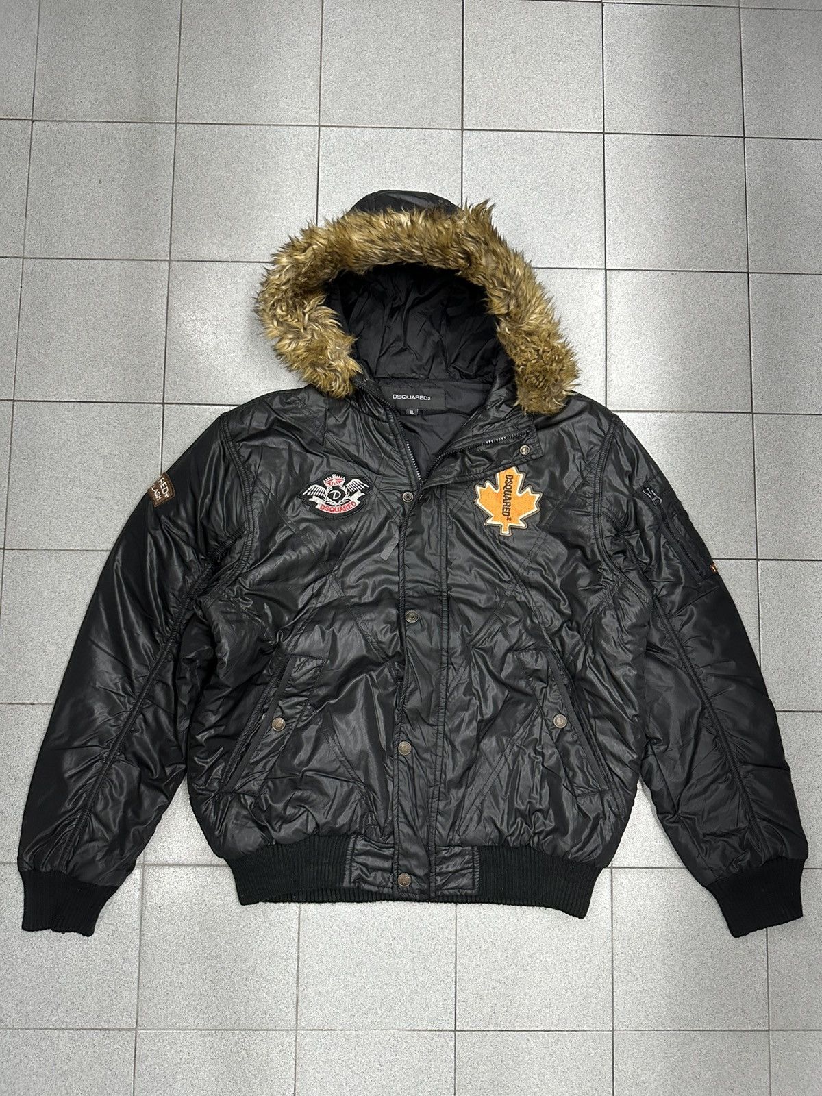 Other Dsquared2 Hoodie Flight Jacket Size US XL / EU 56 / 4 - 4 Thumbnail