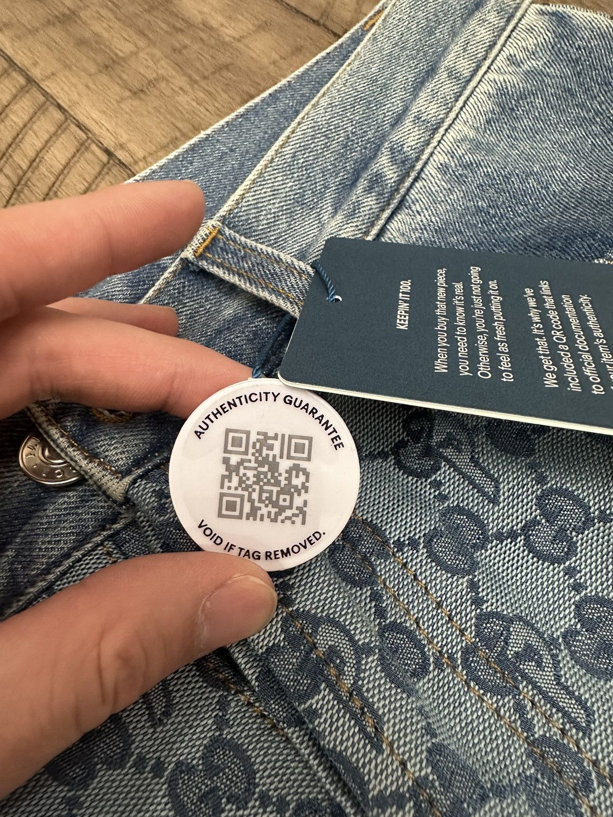 Gucci × Palace Gucci Palace jeans Size US 32 / EU 48 - 9 Thumbnail