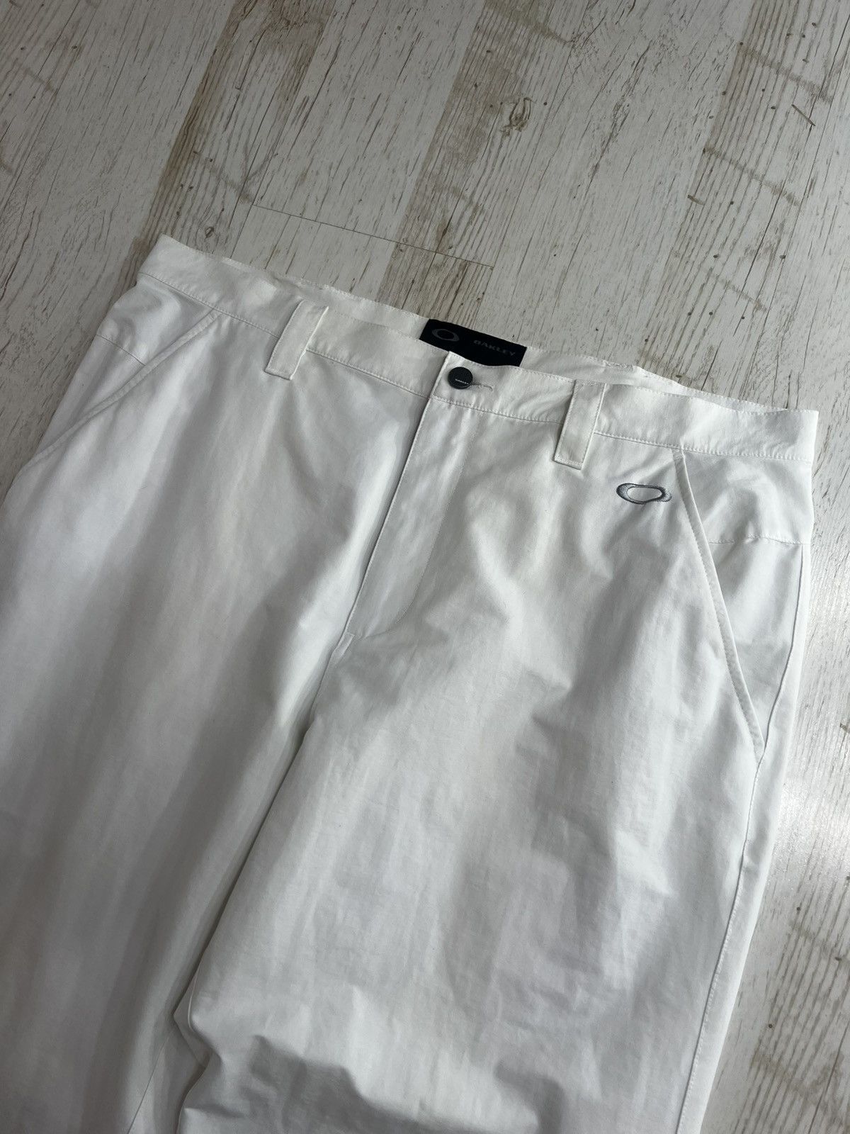 Oakley Oakley White Nylon Pants W38 L34 Technical Wide Leg Size US 38 / EU 54 - 2 Thumbnail