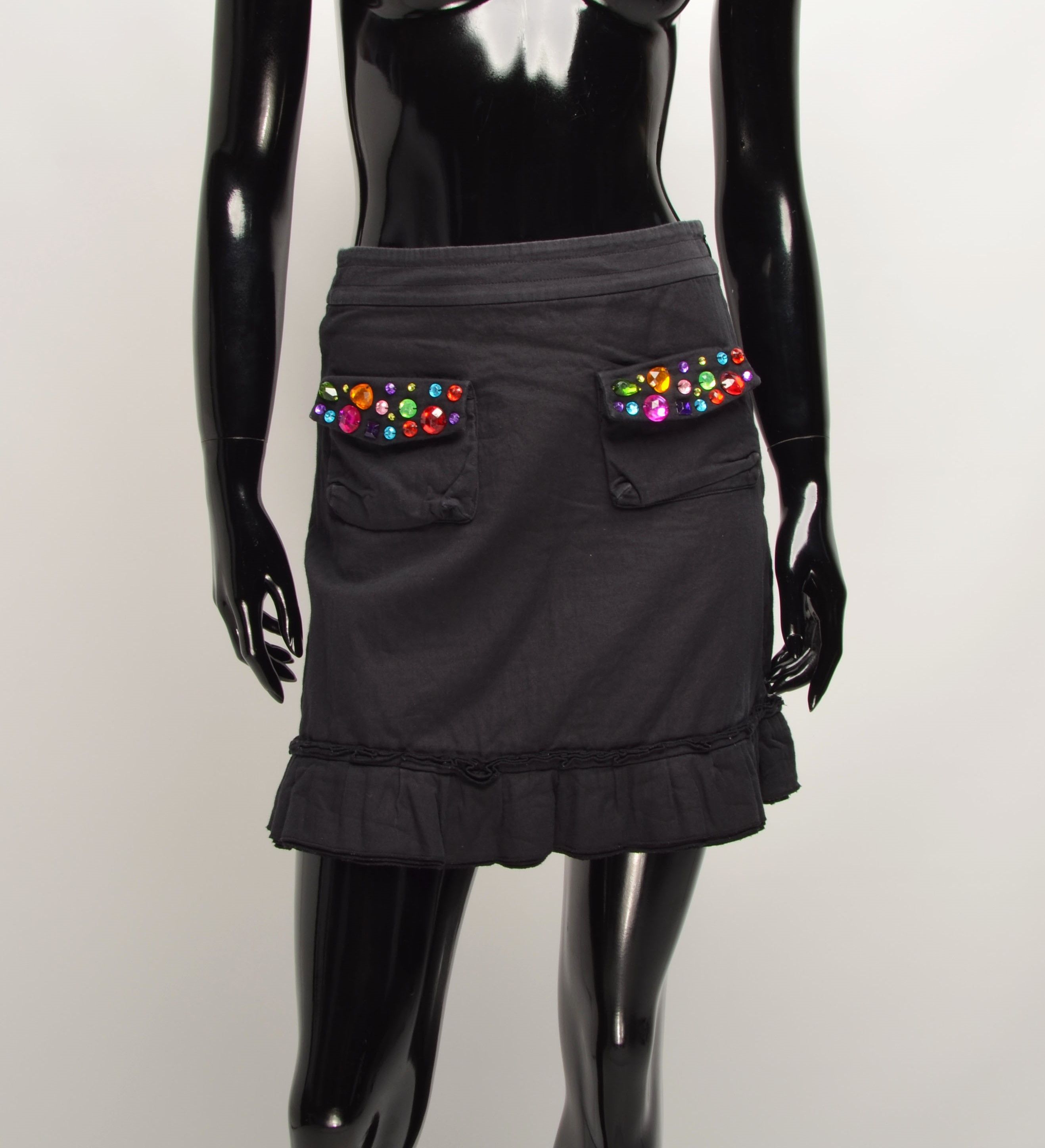 Sonia Rykiel Enfant Kids Stone Embroidered Mini Skirt