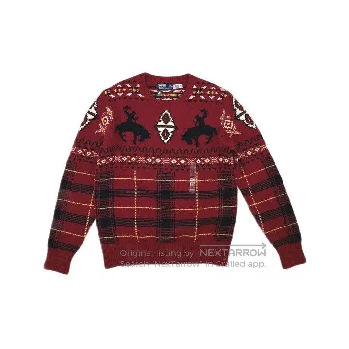 Polo Ralph Lauren Polo Ralph Lauren Logo Embroidered Loose Sweater. Size US S / EU 44-46 / 1 - 2 Thumbnail