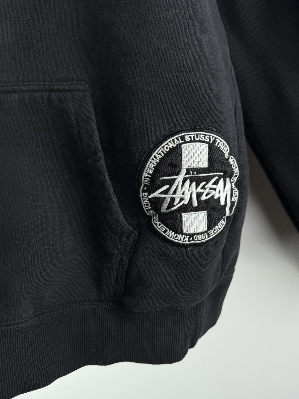 Stussy Vintage Stussy Women’s Hoodie Black Size M / US 6-8 / IT 42-44 - 2 Thumbnail