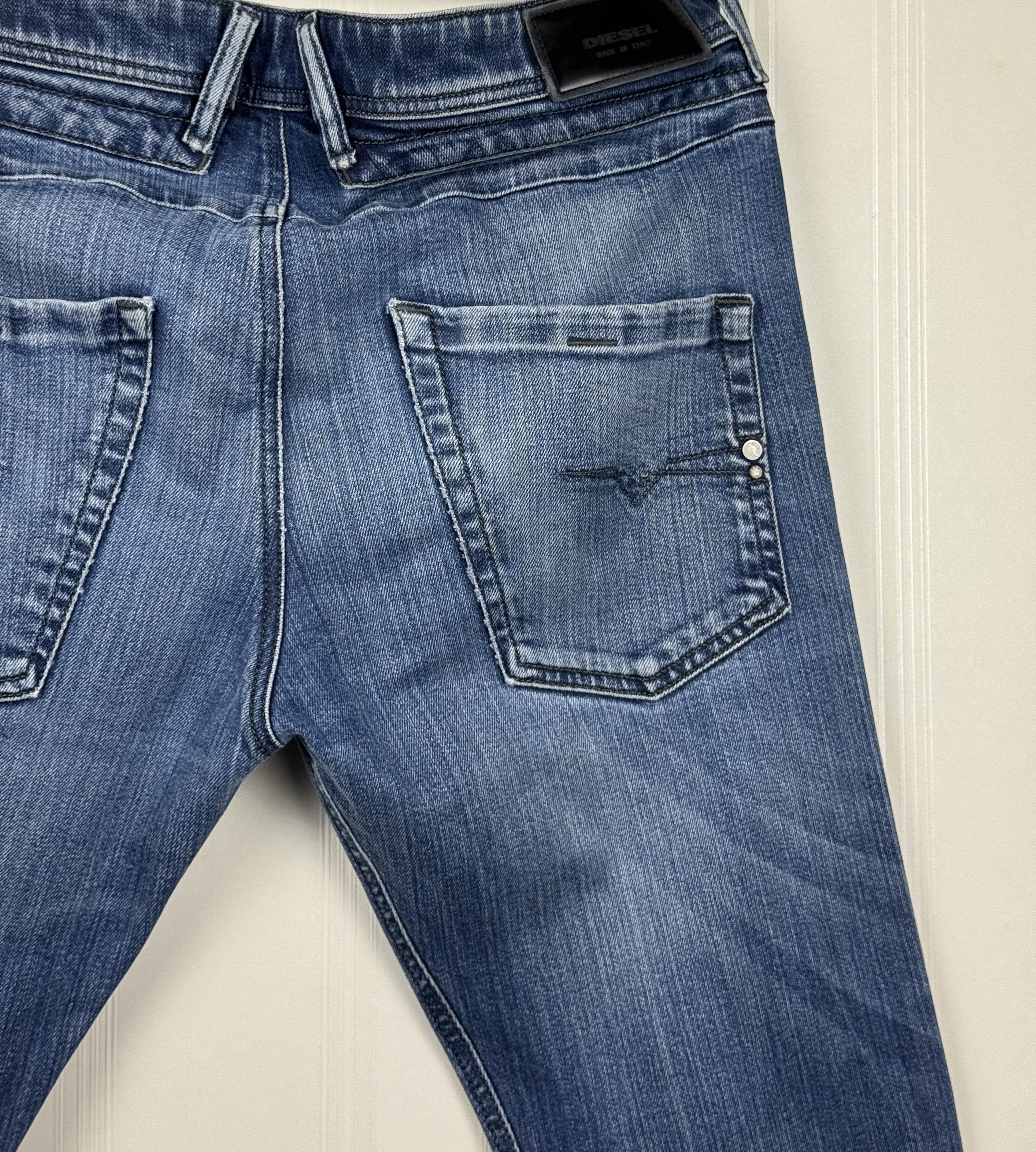 Diesel Diesel Belther Slim Fit Jeans | Size 32 | Made in Italy Size US 32 / EU 48 - 16 Thumbnail