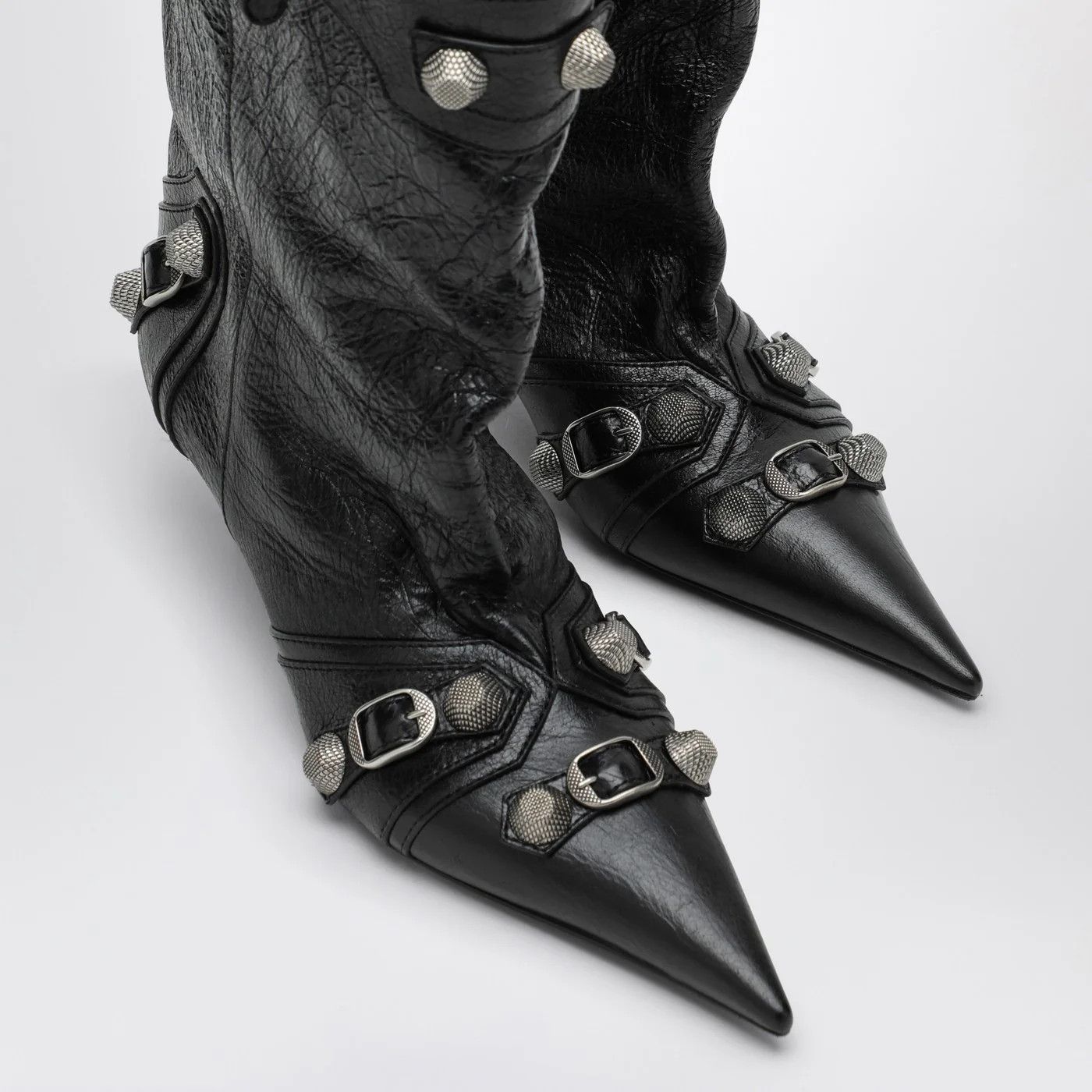Balenciaga o1d2blof0426 Cagole Ankle Boots in Black Size US 6.5 / IT 36.5 - 5 Thumbnail