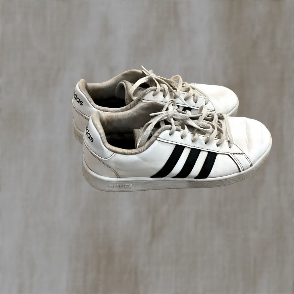 Adidas ADIDAS Cloudfoam Advantage Sneaker Women's Low Top Lace Up Black Size 5 Size US 5 / IT 35 - 1 Thumbnail