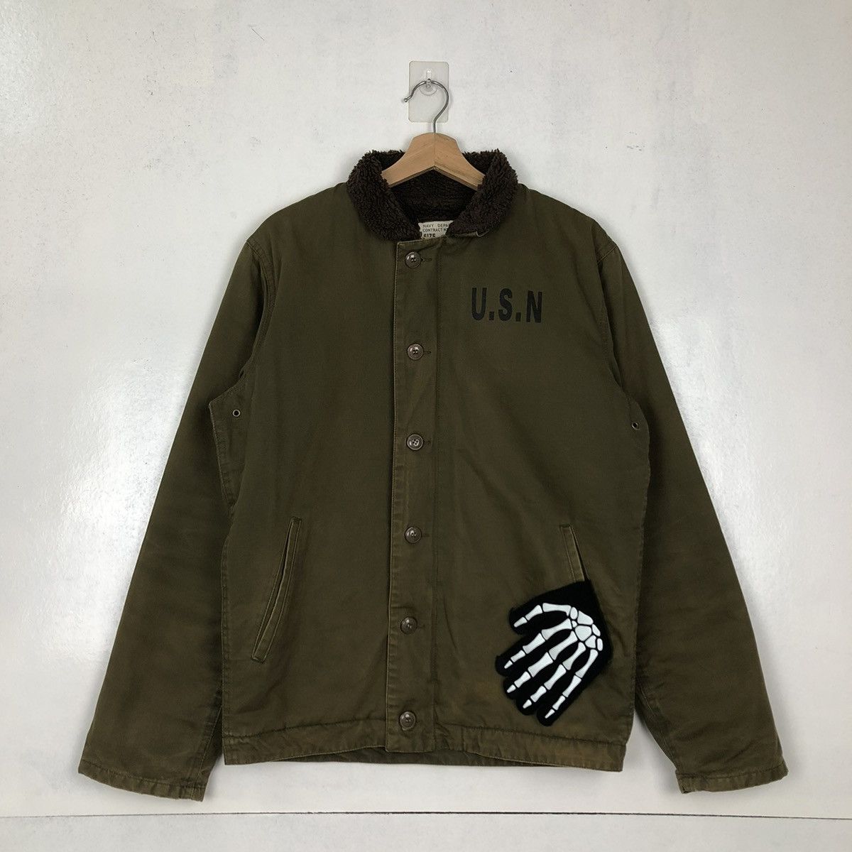 Buzz Rickson's 🔥RARE VINTAGE U.S.NAVY N-1 DECK JACKET BUZZ RICKSON’s TOYO Size US L / EU 52-54 / 3 - 13 Thumbnail