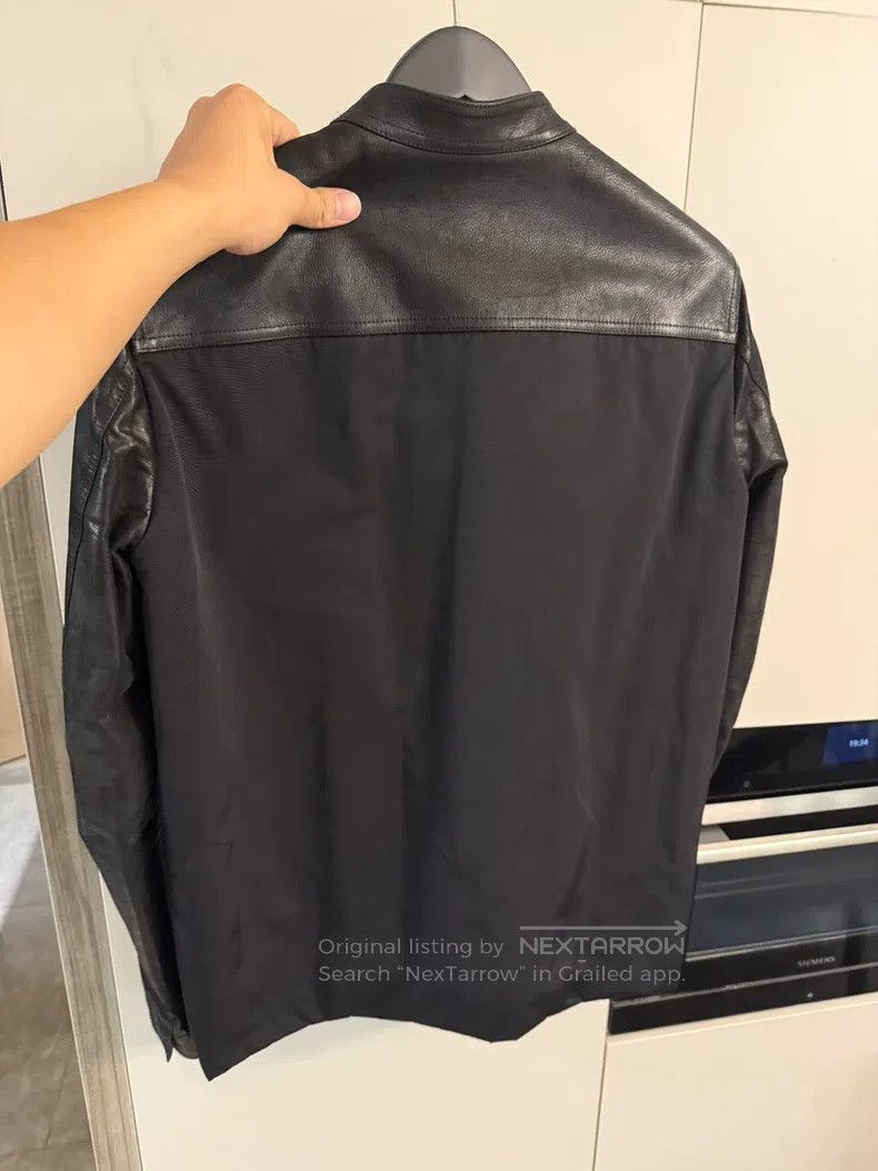 Rick Owens RICK OWENS Rare Goose Down Lined Patchwork Leather Jacket Size US L / EU 52-54 / 3 - 2 Thumbnail