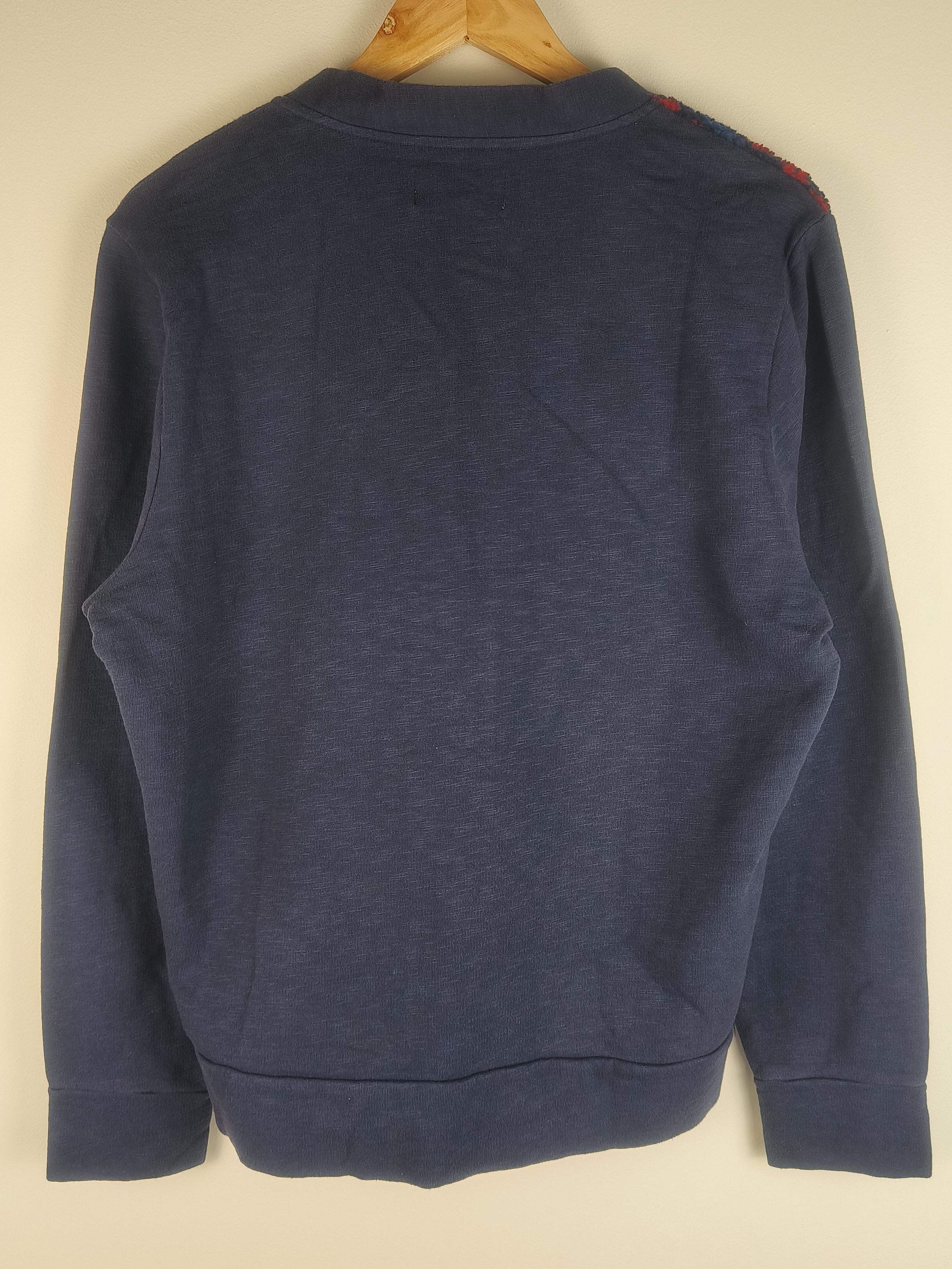 Jack Spade Jack Spade Fair Isle Mixed Media Sweater Cardigan Jacket Size US M / EU 48-50 / 2 - 4 Thumbnail