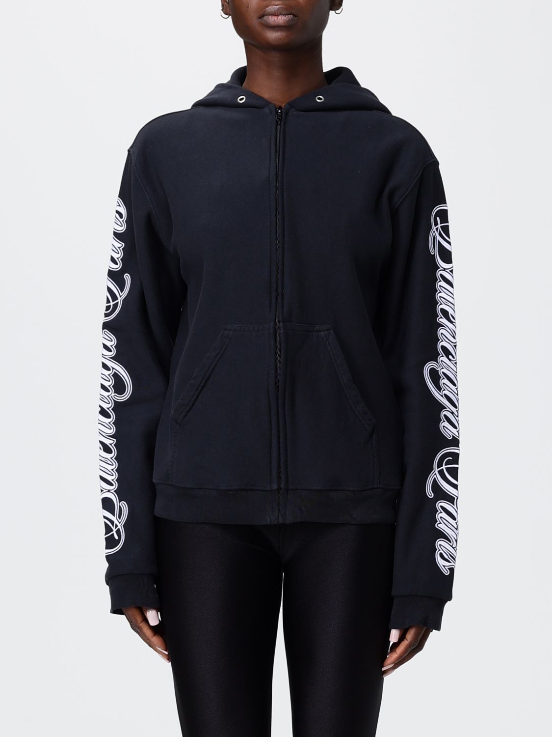Balenciaga Balenciaga Sweatshirt Woman Black Size XXS / US 00 / IT 34 - 1 Thumbnail
