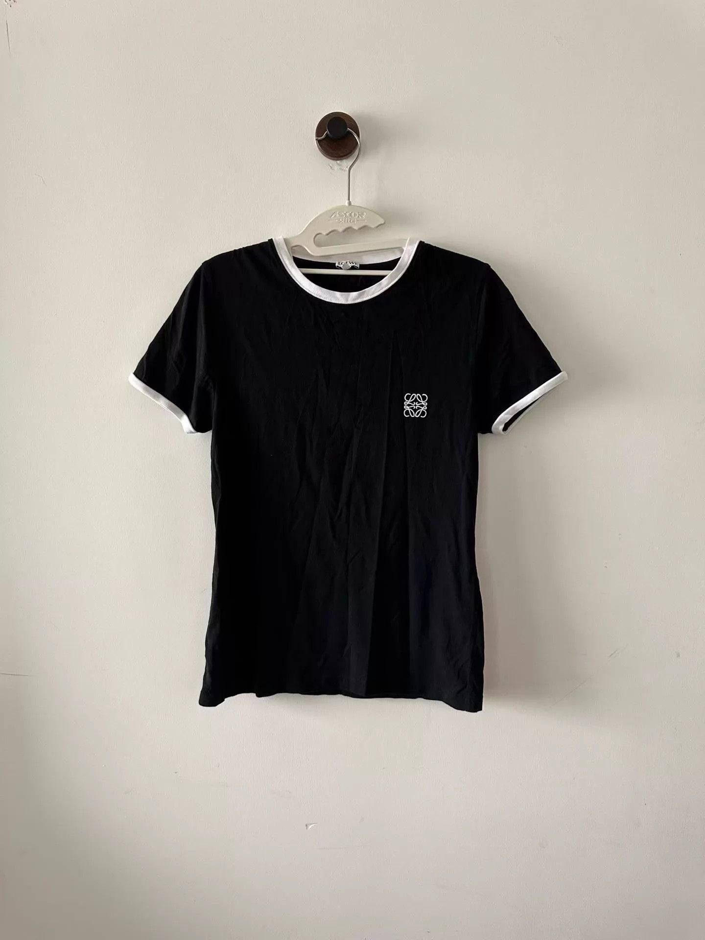 Loewe LOEWE Black & White Embroidered Short Sleeve S - New Size S / US 4 / IT 40 - 1 Thumbnail