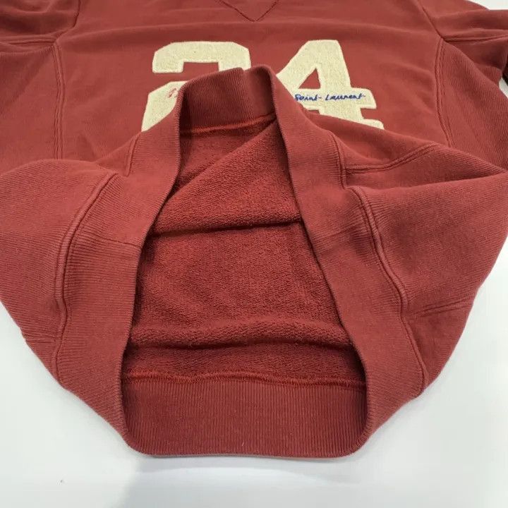 Saint Laurent Paris Saint Laurent Red Brown Letter Print Sweatshirt-2507 Size US S / EU 44-46 / 1 - 4 Thumbnail
