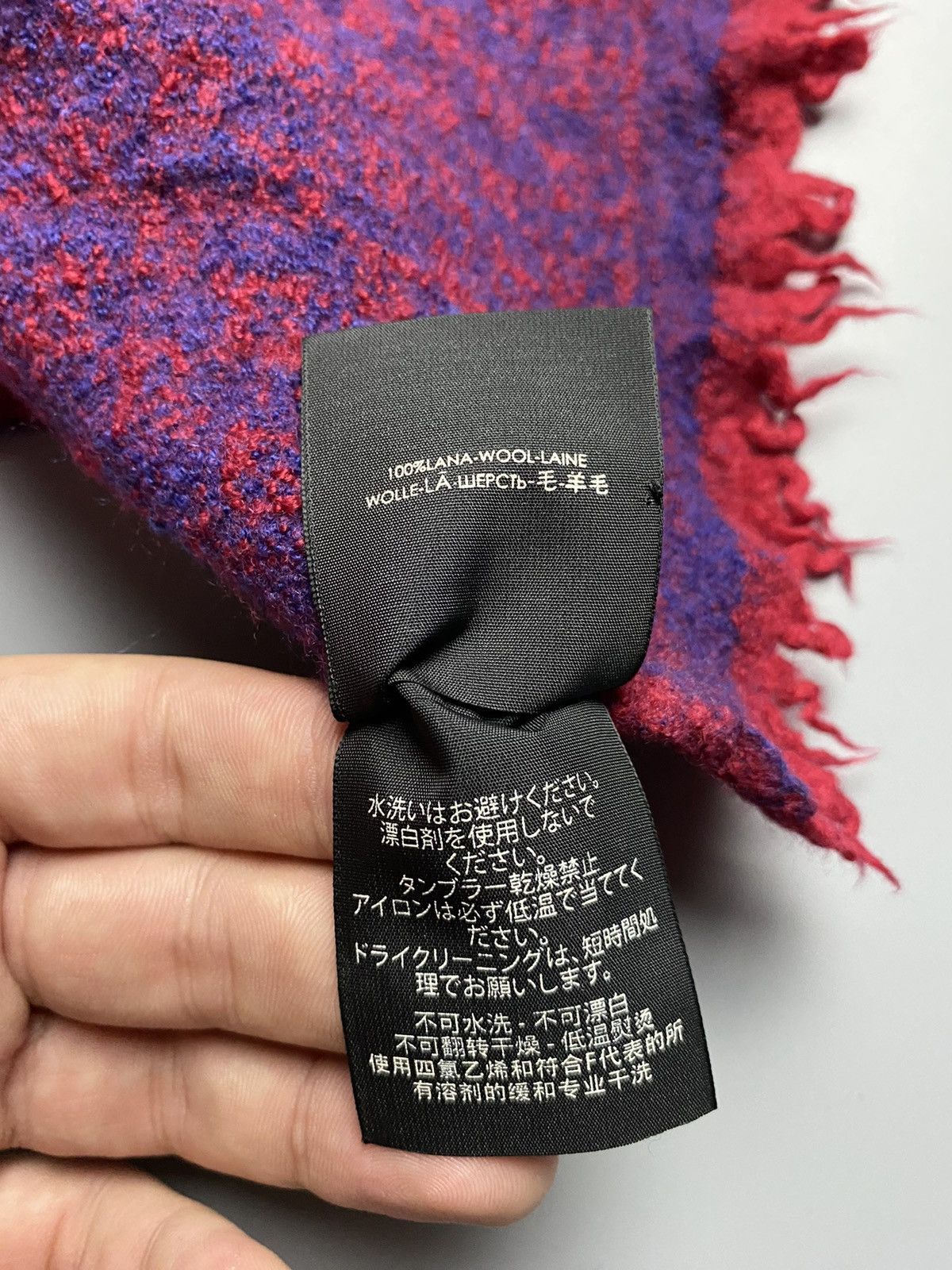 Gucci Gucci GG Logo Wool Monogram Scarf Size ONE SIZE - 6 Thumbnail