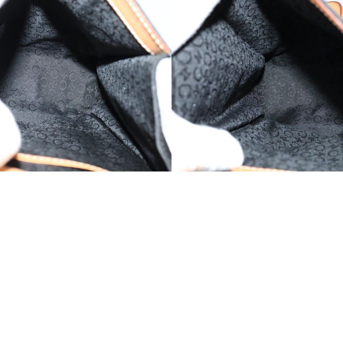 Celine CELINE C Macadam Canvas Shoulder Bag Suede Black Size ONE SIZE - 12 Thumbnail