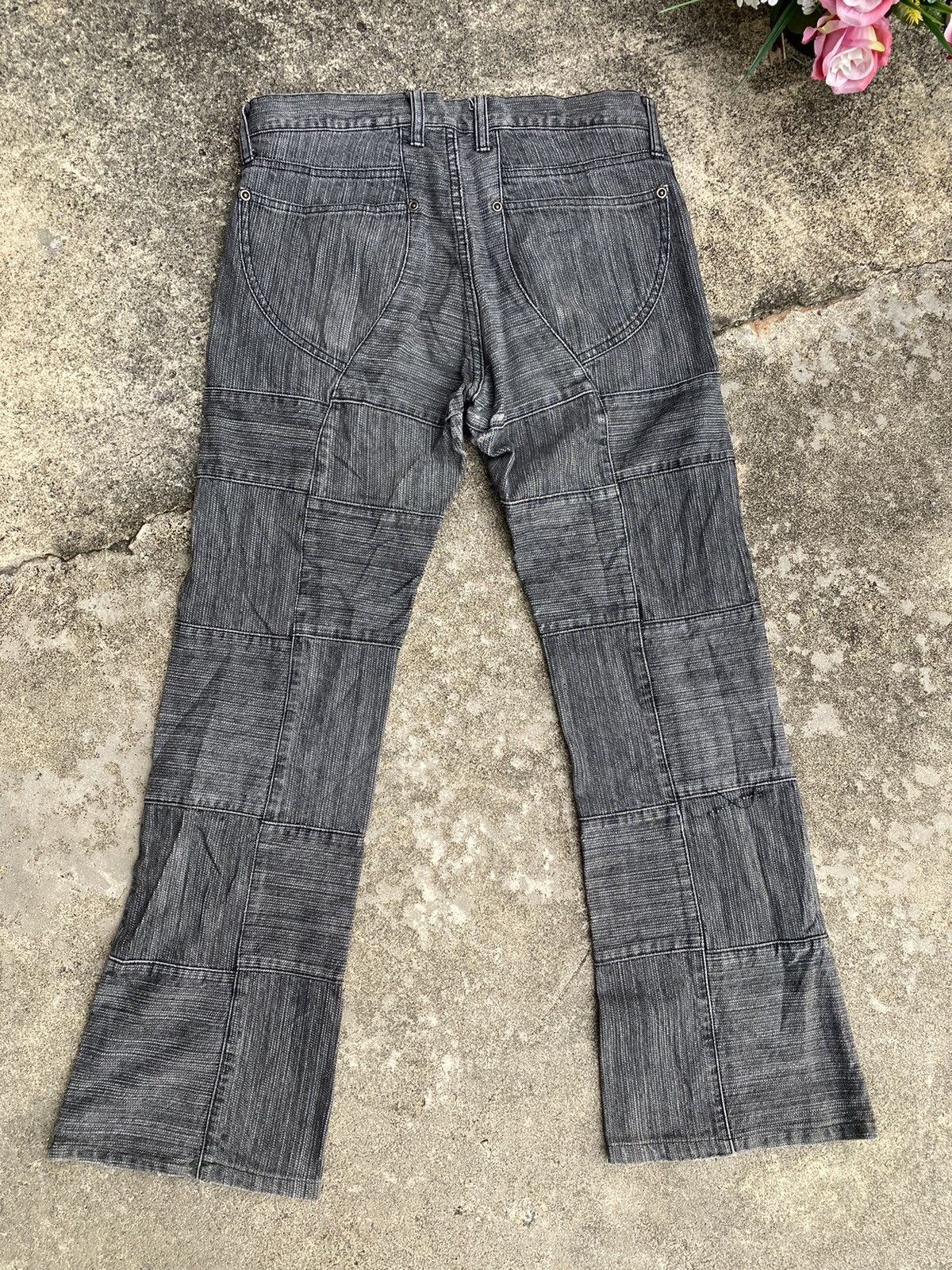 Japanese Brand Vintage Japanese Brands Rupert Patchwork Flare Pants Size US 31 - 6 Thumbnail