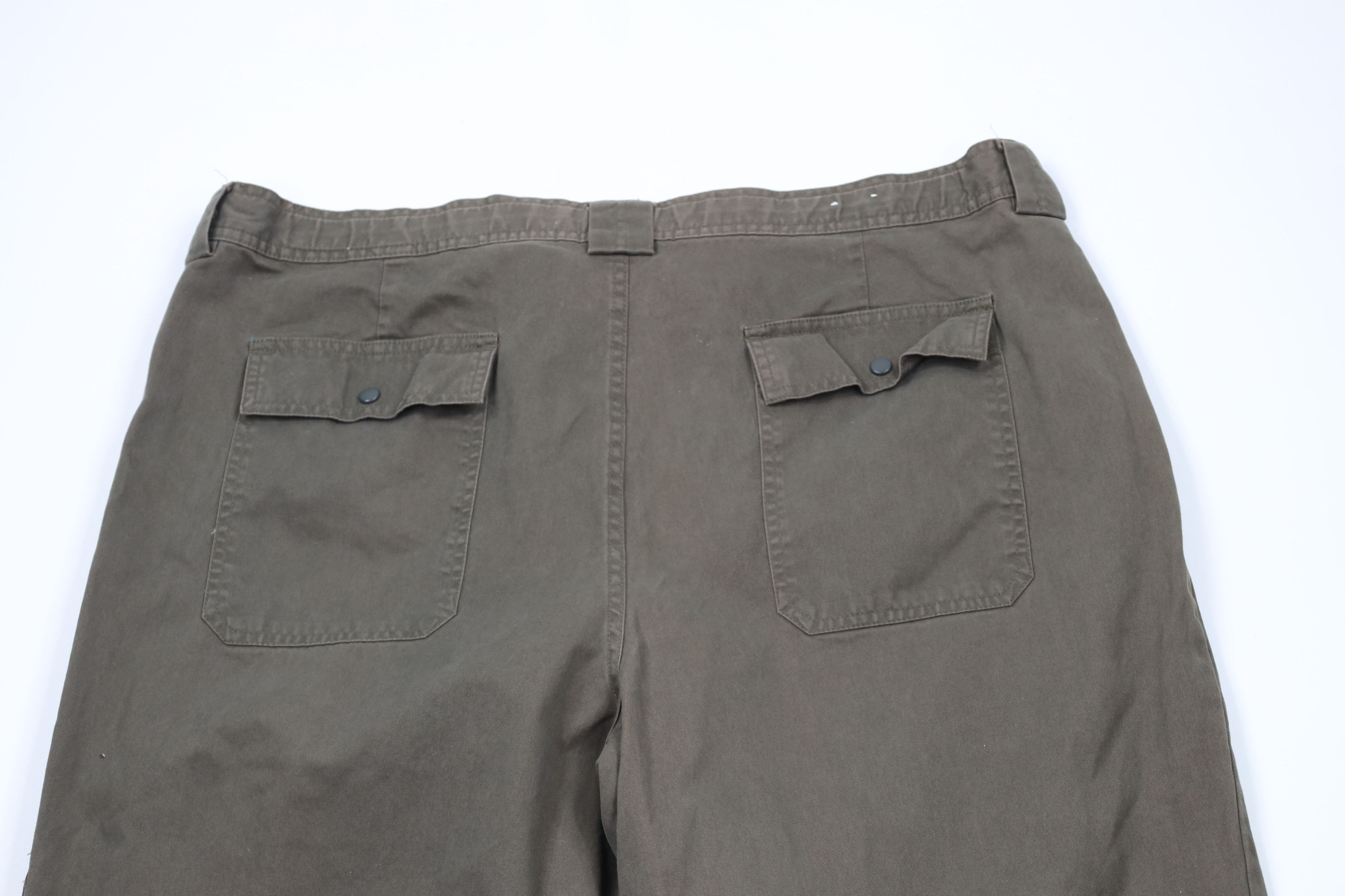 Gap × Vintage Vintage 90s Y2K Gap Wide Leg Big Pocket Cargo Pants Breen Size US 40 / EU 56 - 11 Thumbnail