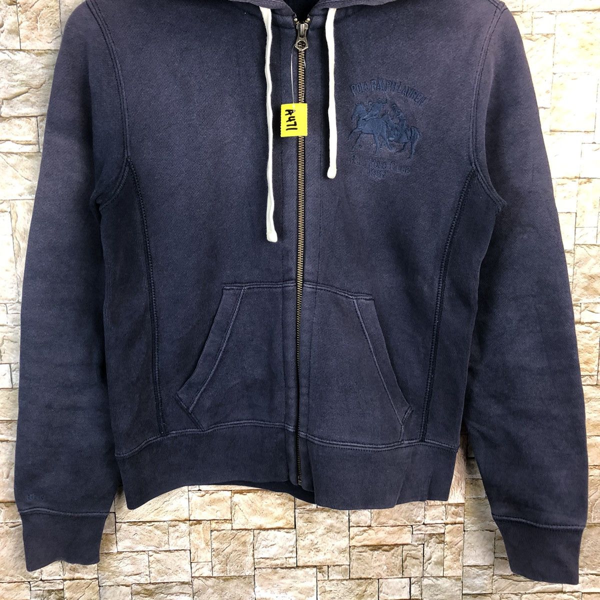 Ralph Lauren RL Ralph Lauren faded Blue vintage sweater Hoddie #A471 Size S / US 4 / IT 40 - 3 Thumbnail
