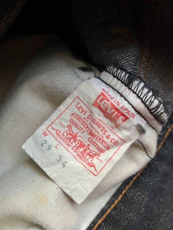 Levi's Levi’s 402 02 58 Made in Spain Sz W 29 L 34 Vintage 1979 Size 29" - 3 Thumbnail