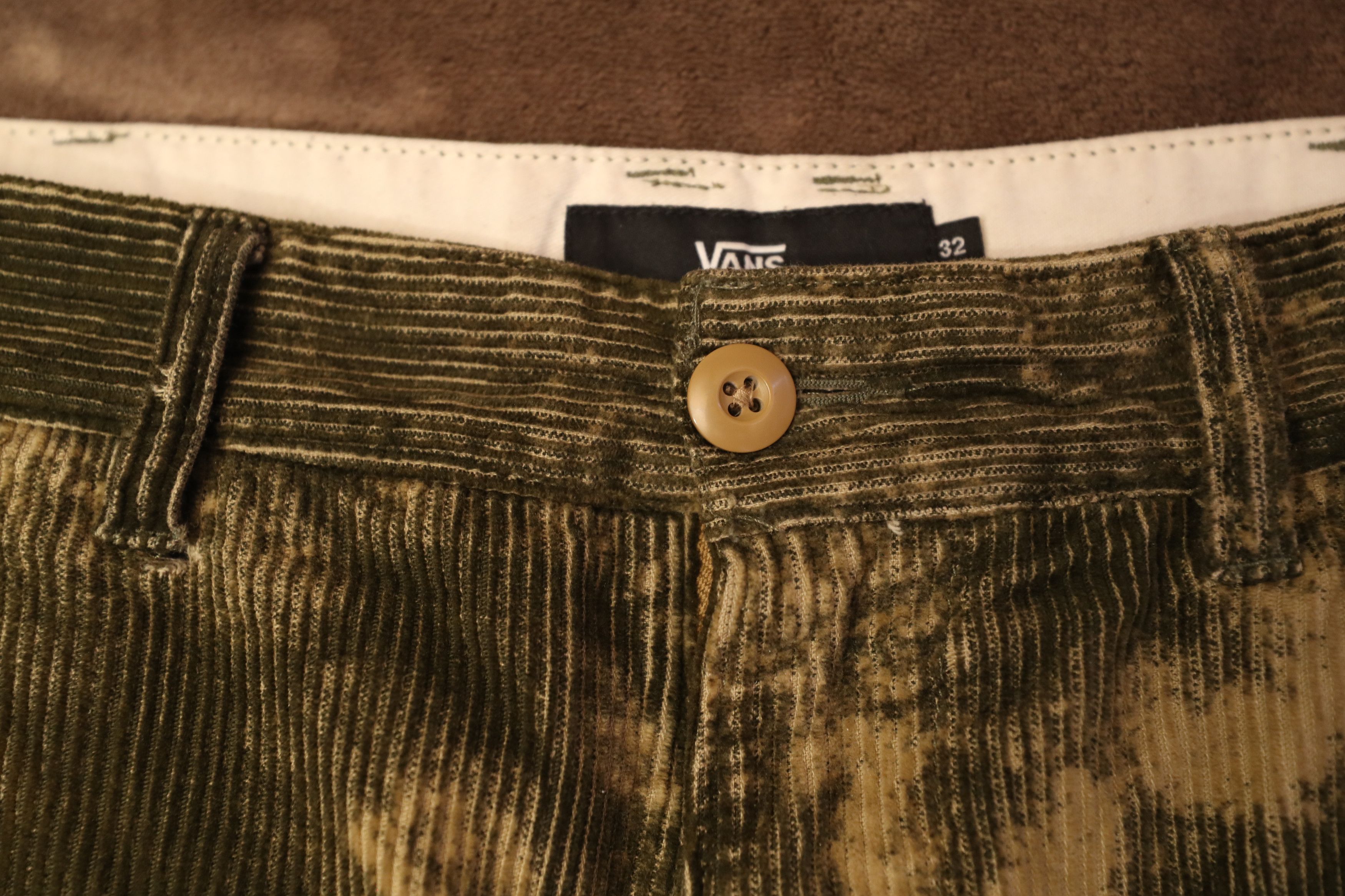 Vans Vans Corduroy Loose Tapered Tie Dye Cargo Pants (32) Size US 32 / EU 48 - 7 Thumbnail