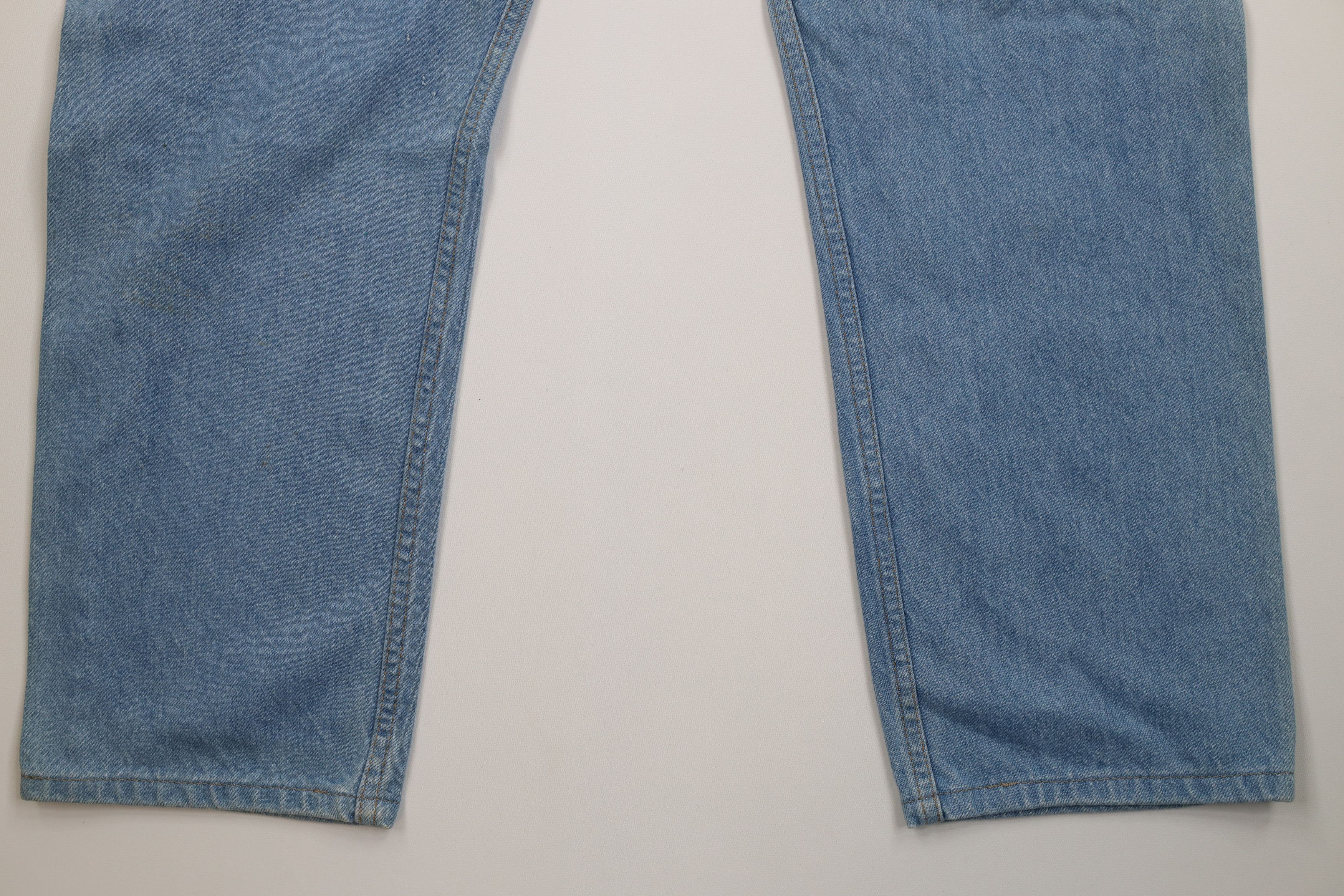 Levi's Vintage Y2K 2002 Levis 505 Regular Straight Leg Jeans Blue Size US 34 / EU 50 - 14 Thumbnail