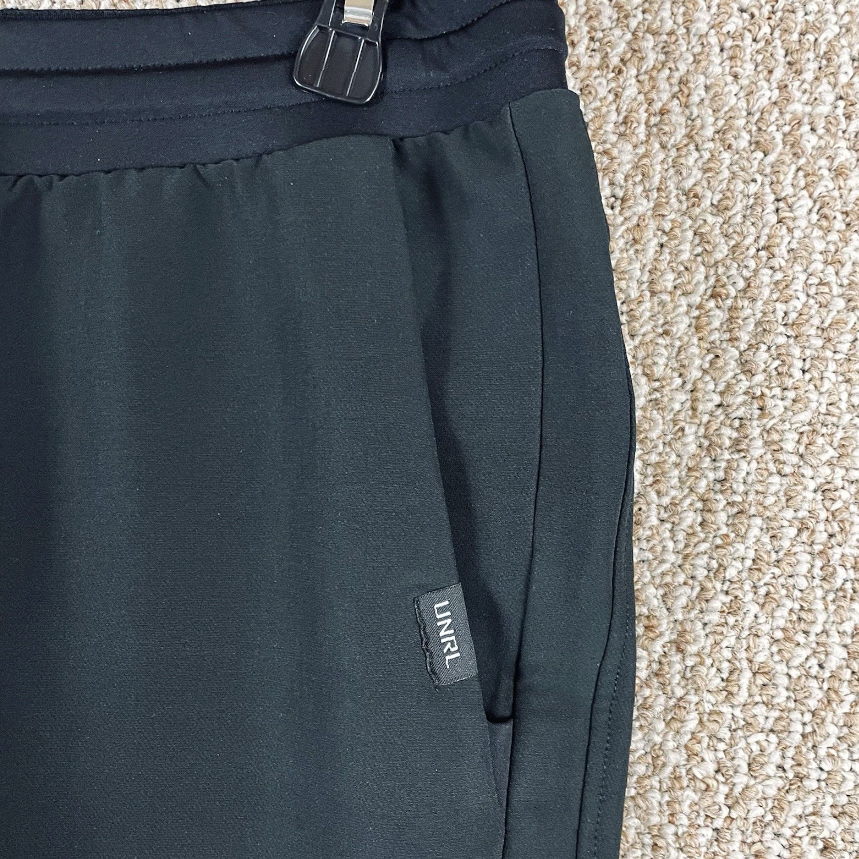 Vintage UNRL Apex Jogger Pants Mens Small Tall Black Performance Tech Stretch NWT 175 Size US 29 - 5 Thumbnail