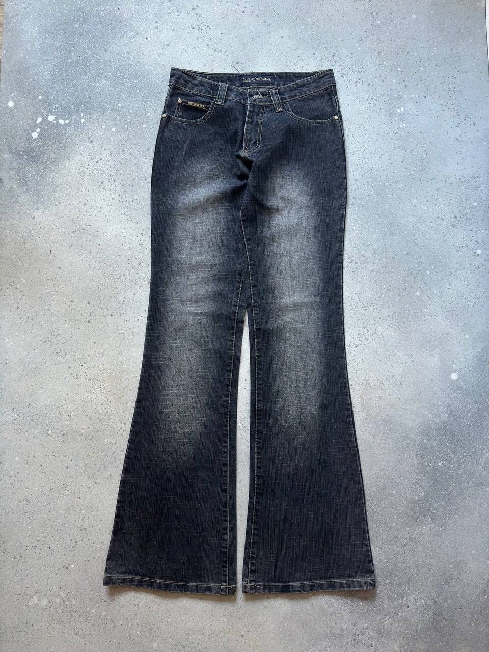 Hysteric Glamour × Japanese Brand Paul & Shark Vintage Dark Washed Flared Jeans (Cobain Style) Size US 28 / EU 44 - 1 Thumbnail