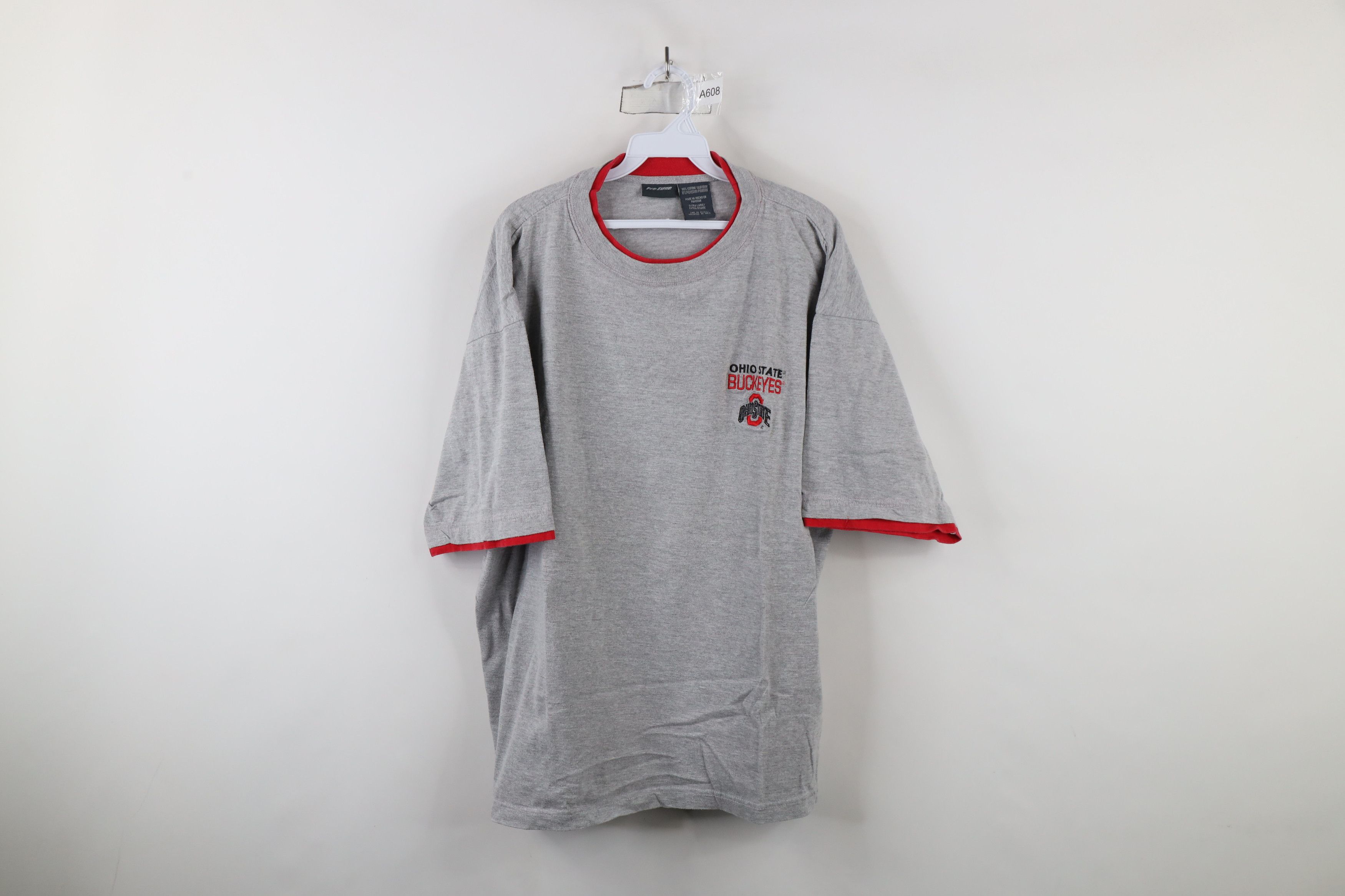 Vintage Vintage 90s Ohio State University Short Sleeve T-Shirt Size US XL / EU 56 / 4 - 1 Thumbnail