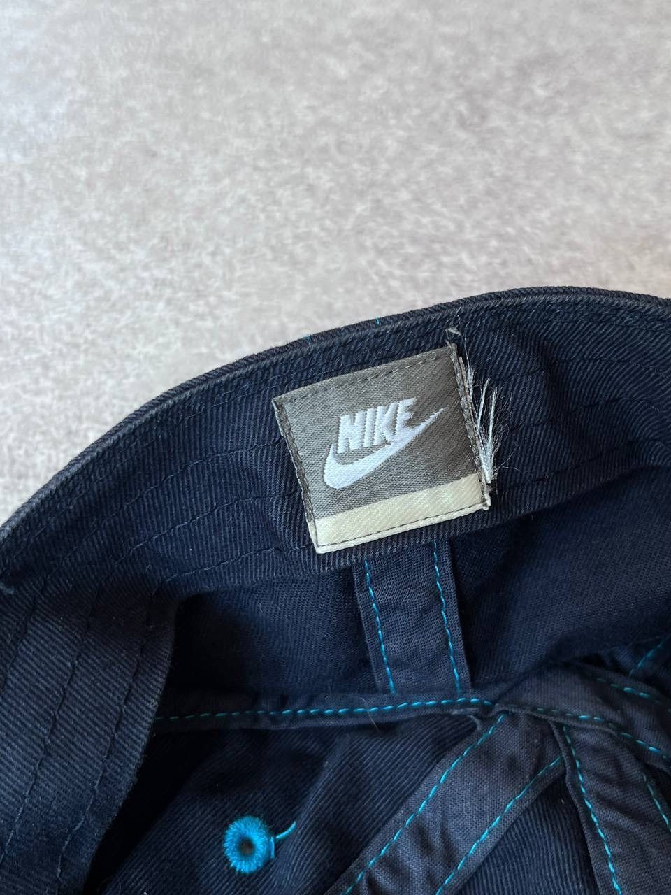 Nike × Vintage Vintage Nike Embroidered Swoosh Cap Y2K Rare Size ONE SIZE - 6 Thumbnail