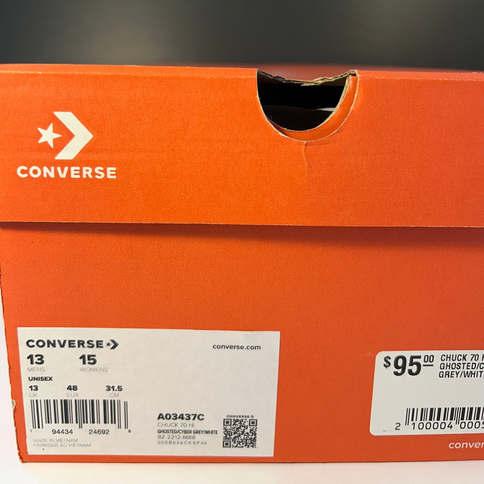 Converse Converse Chuck 70 Hi "Jungle Cloth" Ghosted Mens 13 A03437C Size US 13 / EU 46 - 9 Thumbnail