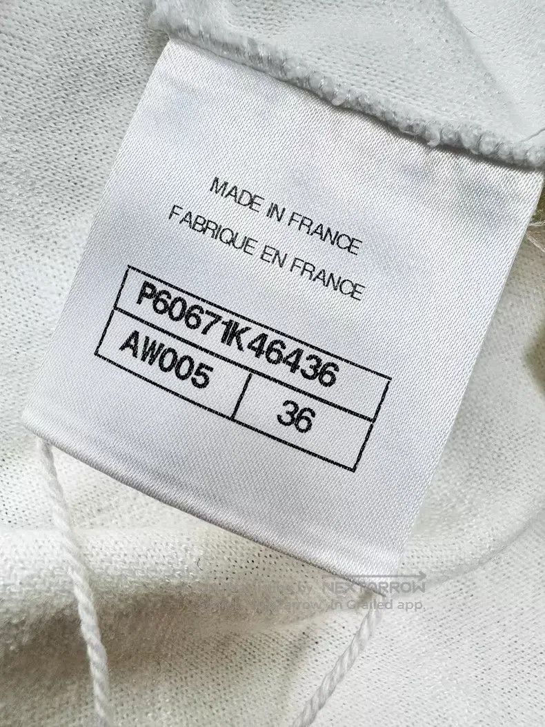 Chanel Chanel Diamond check-patterned short-sleeved T-shirt Size XS / US 0-2 / IT 36-38 - 6 Thumbnail
