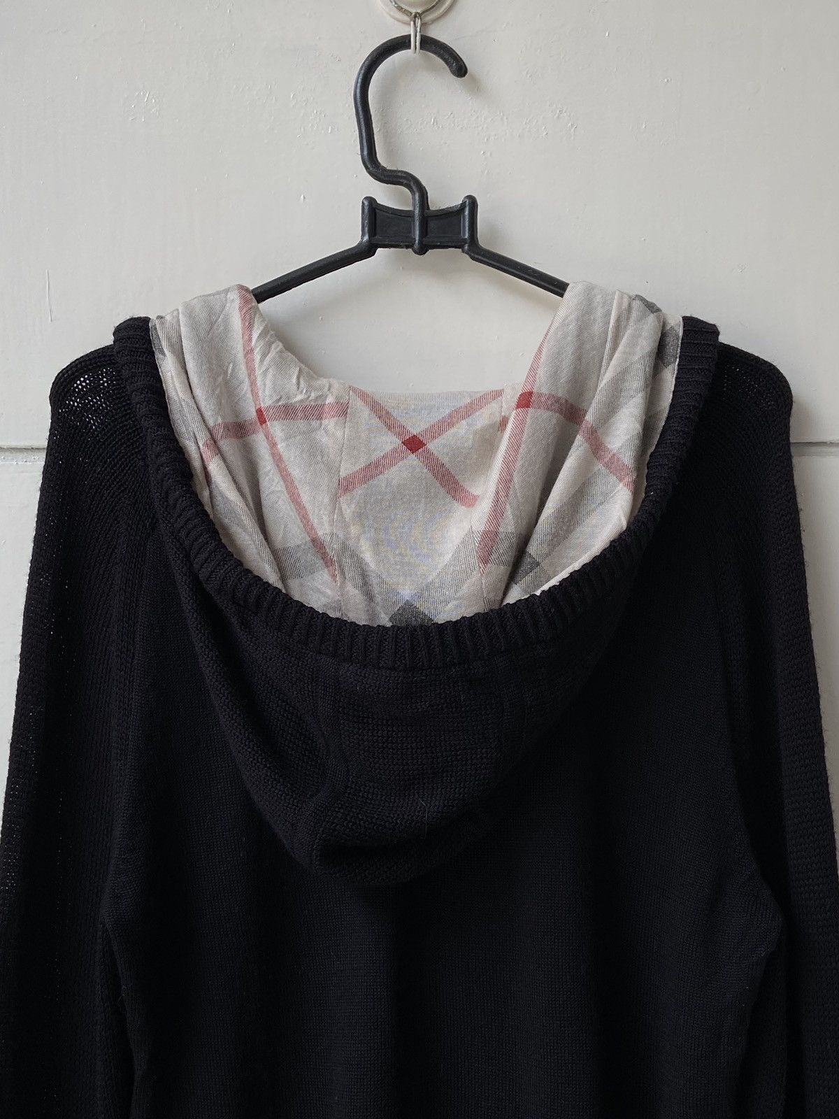 Burberry BURBERRY Black Knit Jacket Size US XS / EU 42 / 0 - 14 Thumbnail