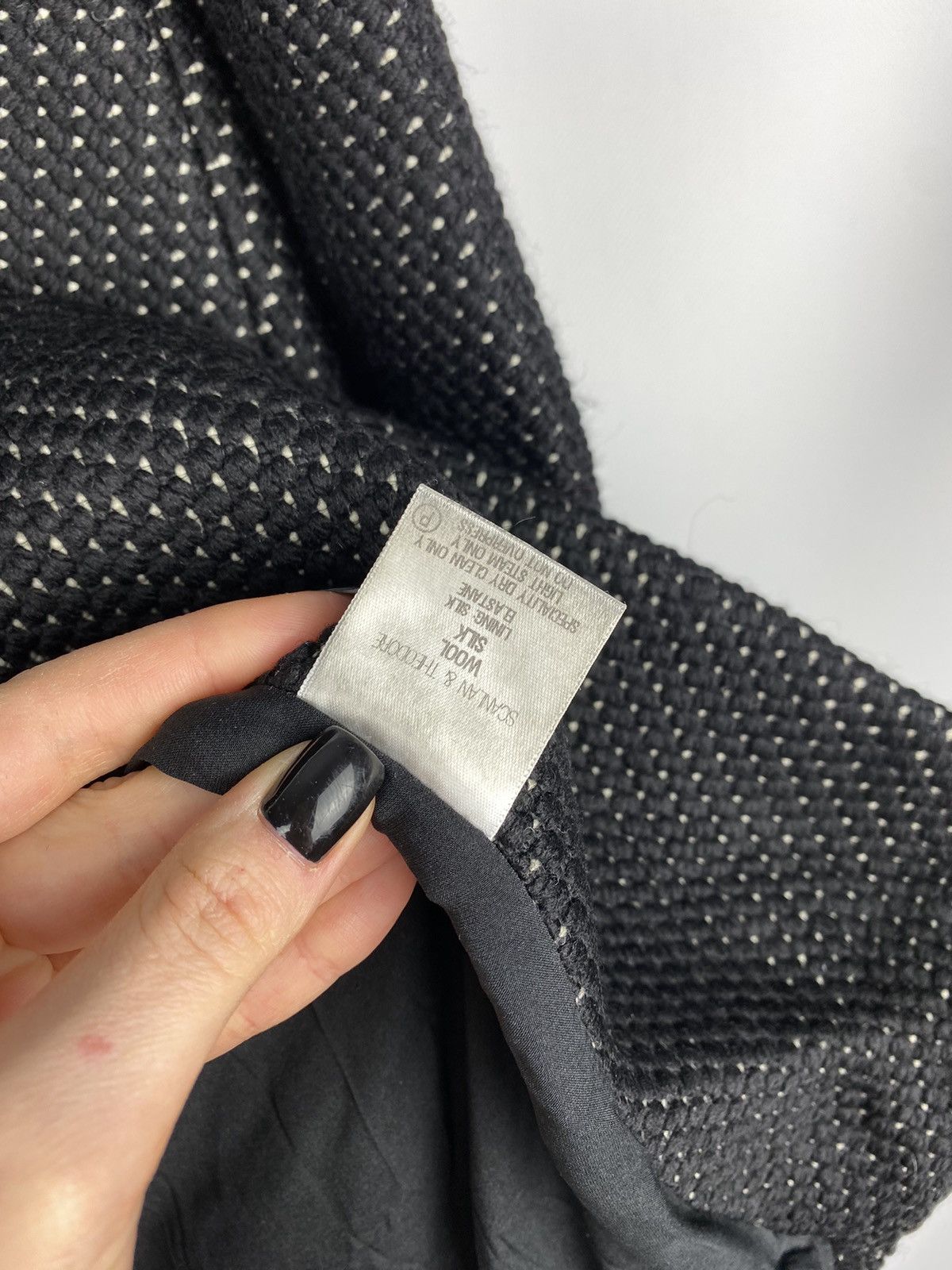 Scanlan Theodore Scanlan & Theodore ladies wool & silk coat jacket size 8 Size M / US 6-8 / IT 42-44 - 13 Thumbnail