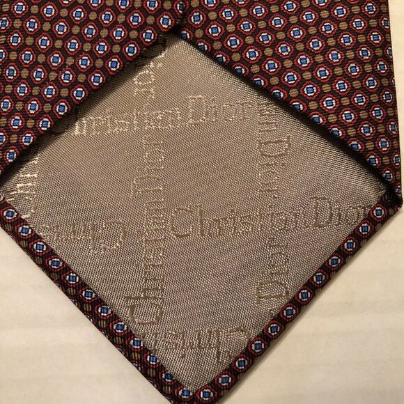 Christian Dior Monsieur Christian Dior men's new 100%silk tie 3 1/2" X 58" Size ONE SIZE - 4 Thumbnail