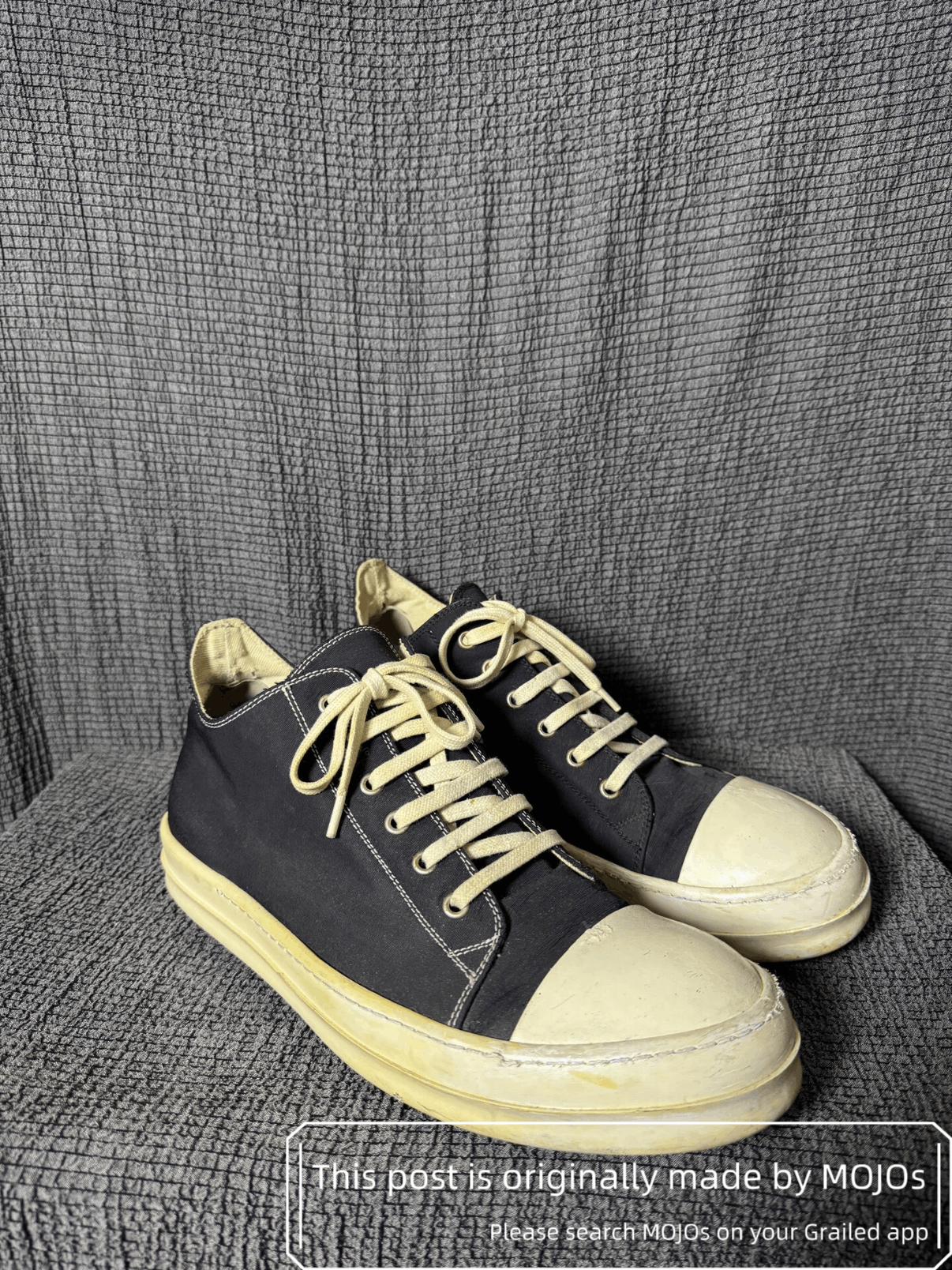 Rick Owens Sz 43 Rick Owens 16SS Nylon Low-Top mojos26113 Size US 10 / EU 43 - 2 Thumbnail