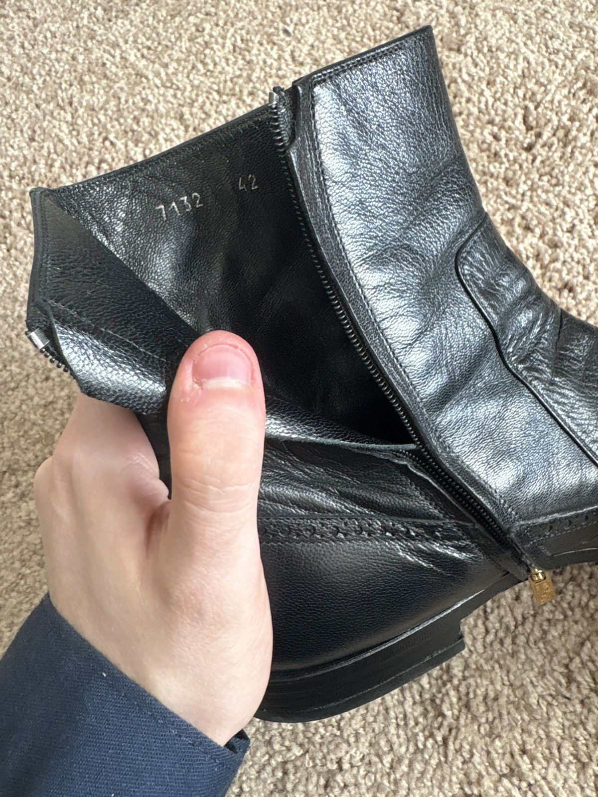 Saint Laurent Paris Yves Saint Laurent by Tom Ford Western Square Toe Boot 42 9 Size US 9 / EU 42 - 8 Thumbnail