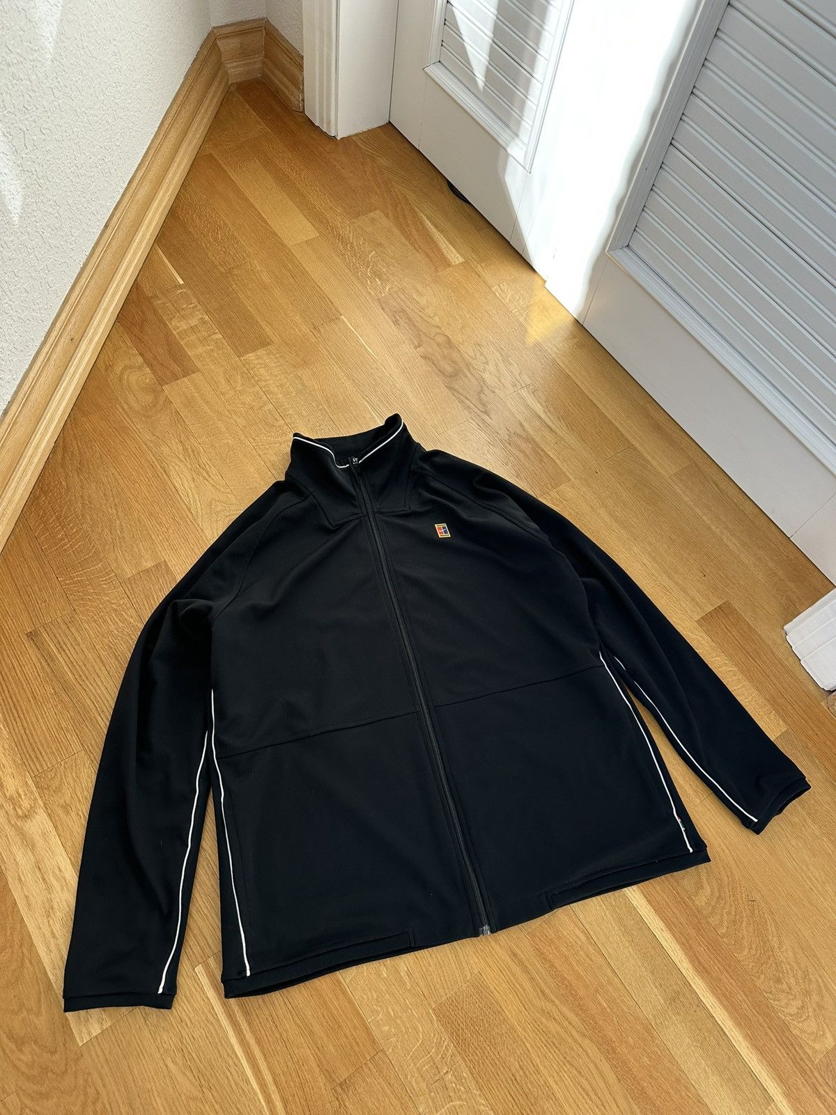 Nike Nike Court Zip Jacket Logo Black Fit Size US XL / EU 56 / 4 - 2 Thumbnail