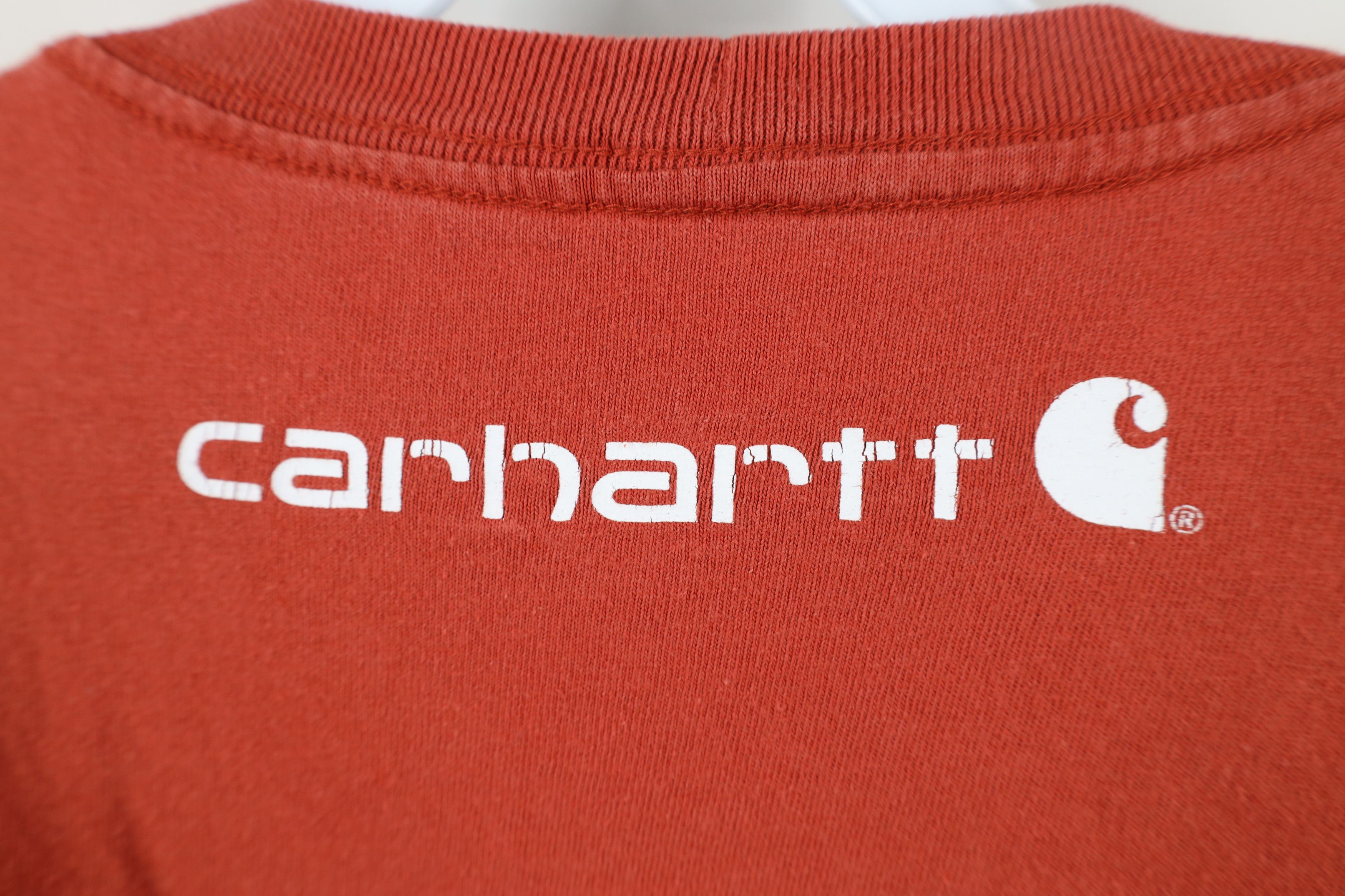 Carhartt Vintage Y2K Carhartt Spell Baggy Fit Long Sleeve T-Shirt Size US XXL / EU 58 / 5 - 13 Thumbnail