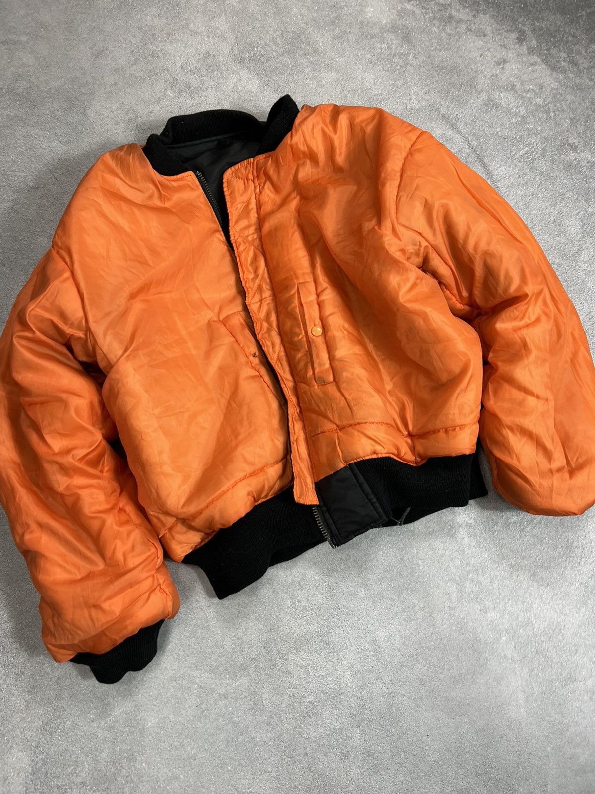 Japanese Brand VTG Raf Simons Style Japanese MA-1 Oversize Bomber Jacket Size US XL / EU 56 / 4 - 11 Thumbnail