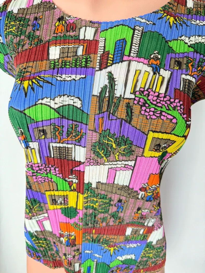 Issey Miyake Issey Miyake Dancing Figure Print T-shirt Size L / US 10 / IT 46 - 2 Thumbnail