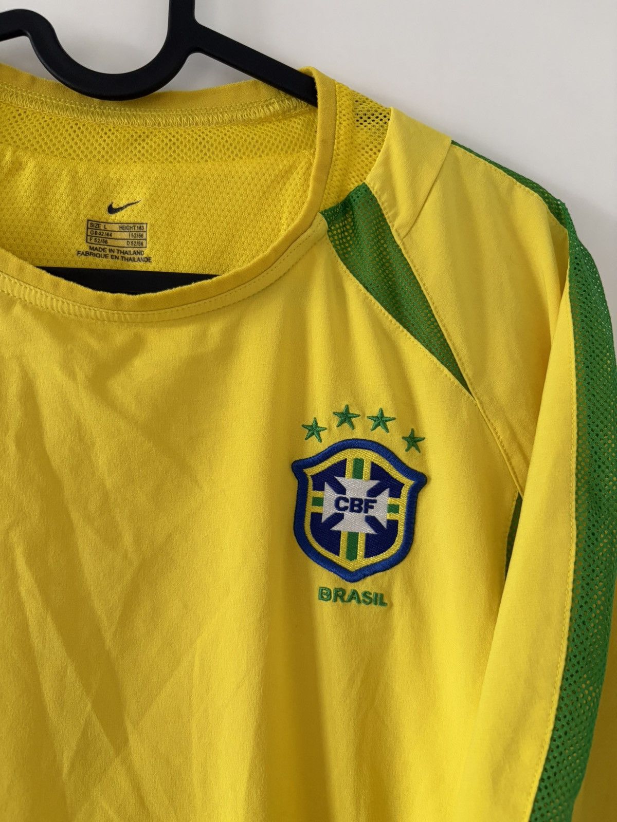 Brazil nike 2002 domowa wersja zawodnicza vintage — zdjęcie 3