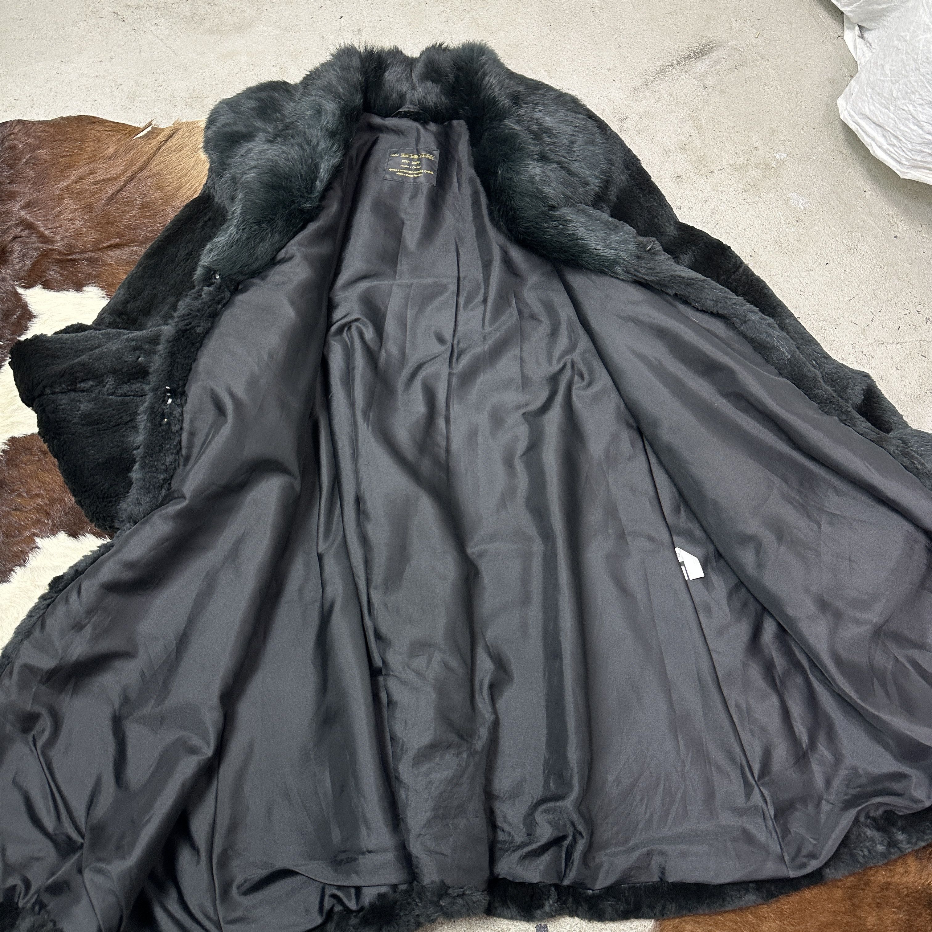 Vintage Vintage Old Money Maxi Bootle Green Rabbit Fur 90s Size L / US 10 / IT 46 - 7 Thumbnail