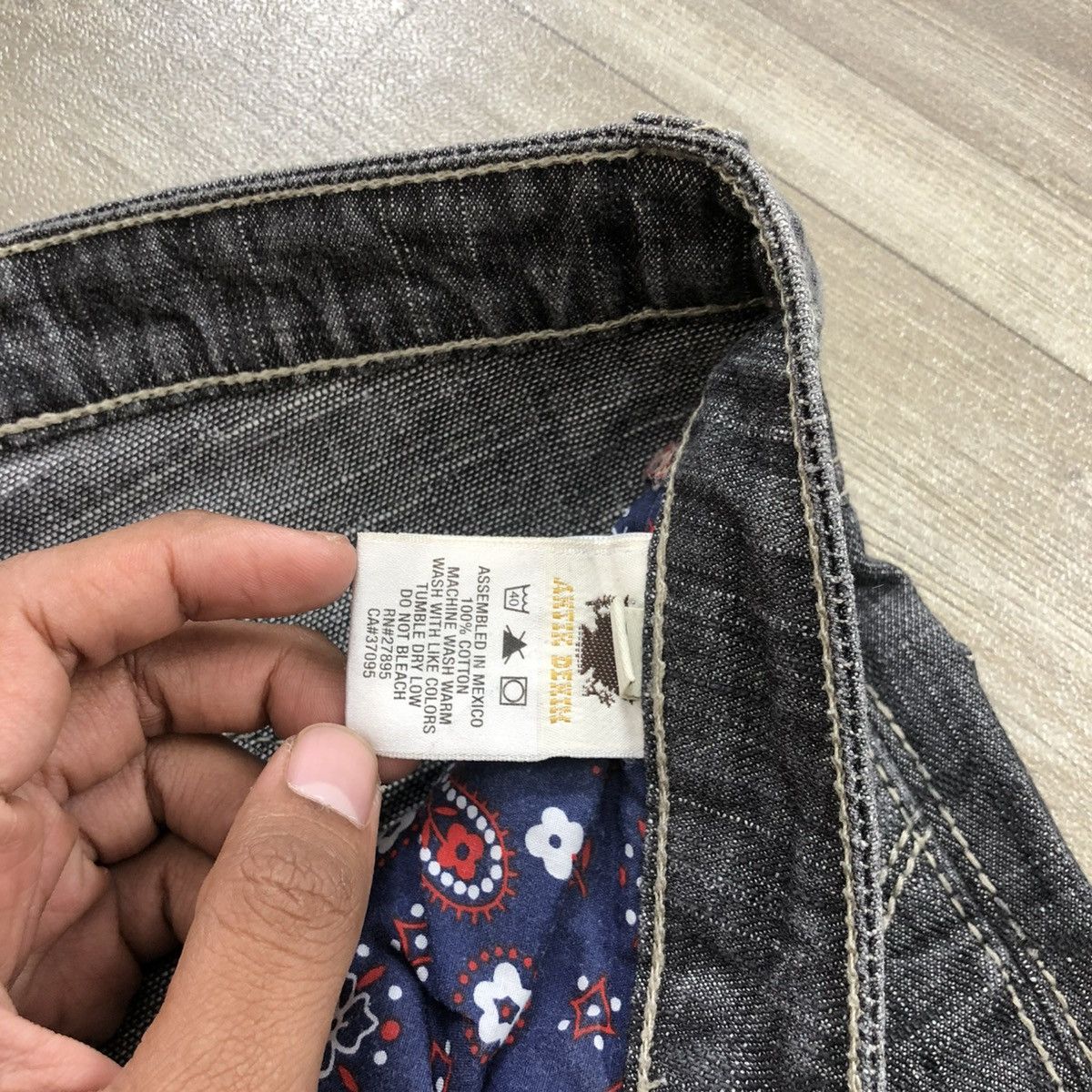 Antik Denim × If Six Was Nine × Vintage Vintage Antik Denim Distressed Embrodired Lgb Flared Jeans Size US 28 / EU 44 - 11 Thumbnail