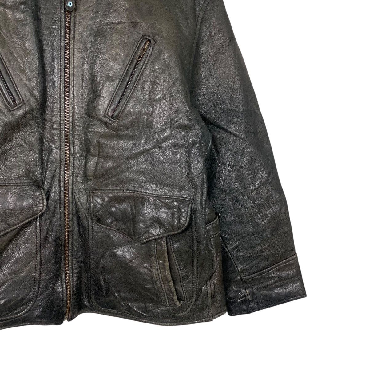 Leather Vintage leather jacket Size US L / EU 52-54 / 3 - 4 Thumbnail