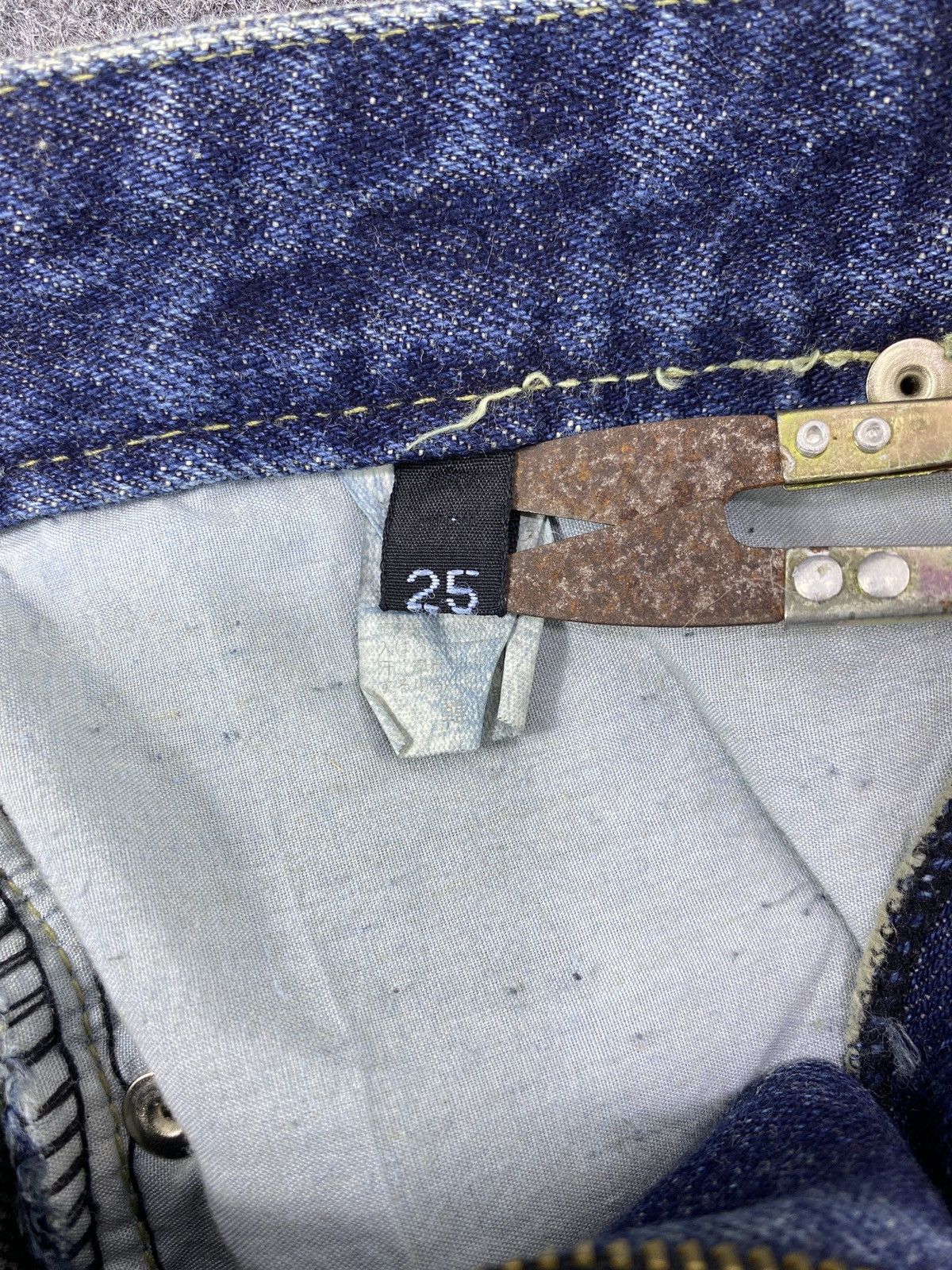 Japanese Brand × Jean Japanese Brand Blue Wash Flare Jeans - J984 Size 28" / US 6 / IT 42 - 7 Thumbnail