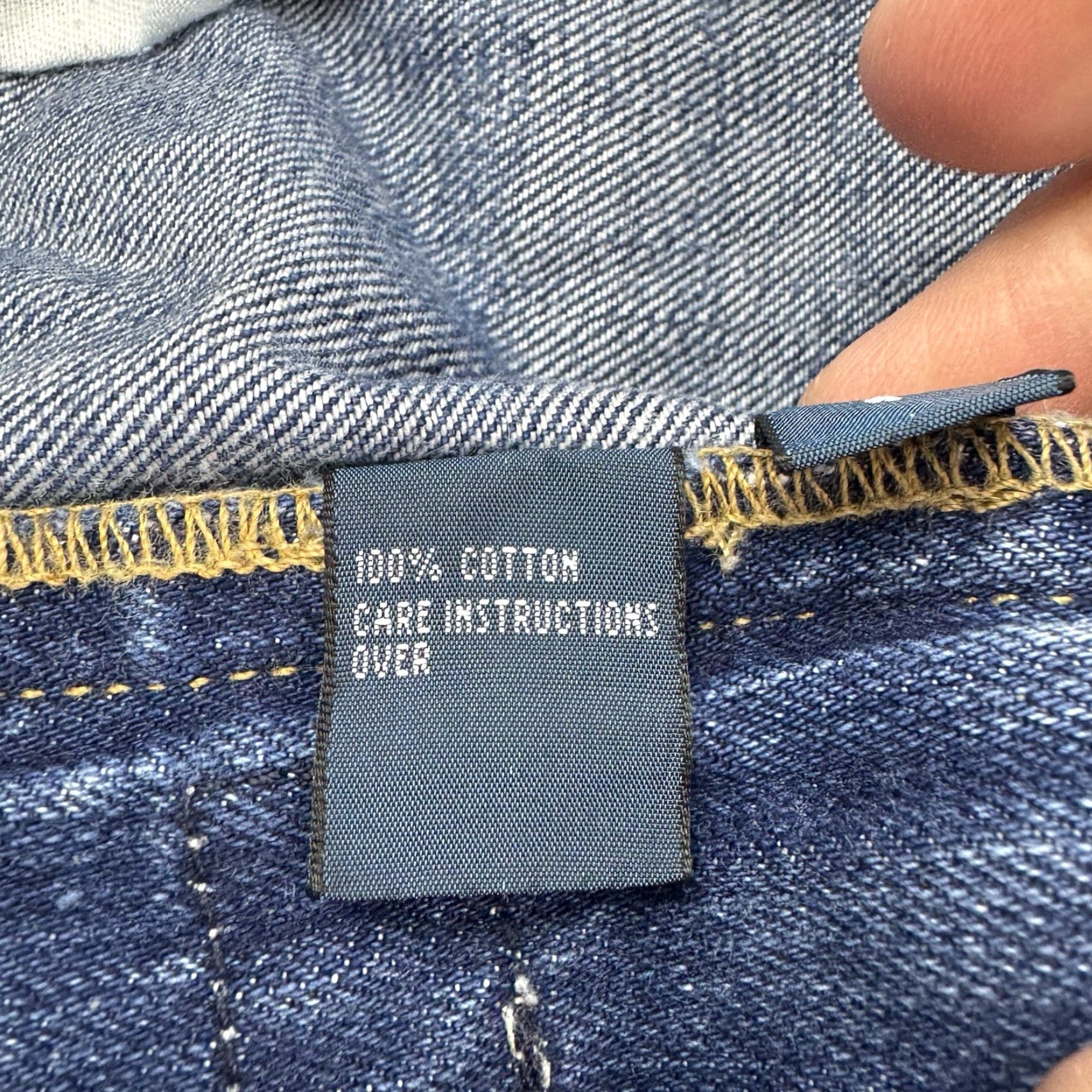 Polo Ralph Lauren Vintage Polo Ralph Lauren Jeans Adult 34x32 Straight Leg Hipster Denim Blue Cotton 90s Mens Pants Size US S / EU 44-46 / 1 - 6 Thumbnail