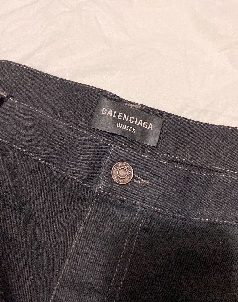 Balenciaga Balenciaga black large baggy jean Size US 41 - 3 Thumbnail
