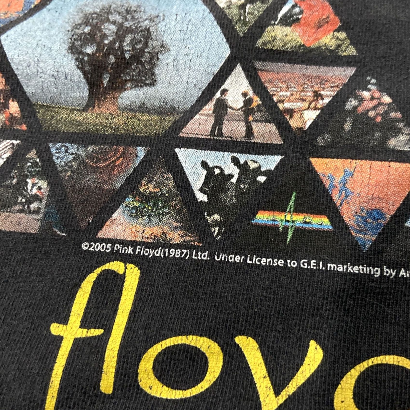 Vintage VINTAGE Pink Floyd Shirt Mens M Black 2005 Band Tee Graphic Rock Psychedelic Size US M / EU 48-50 / 2 - 6 Thumbnail