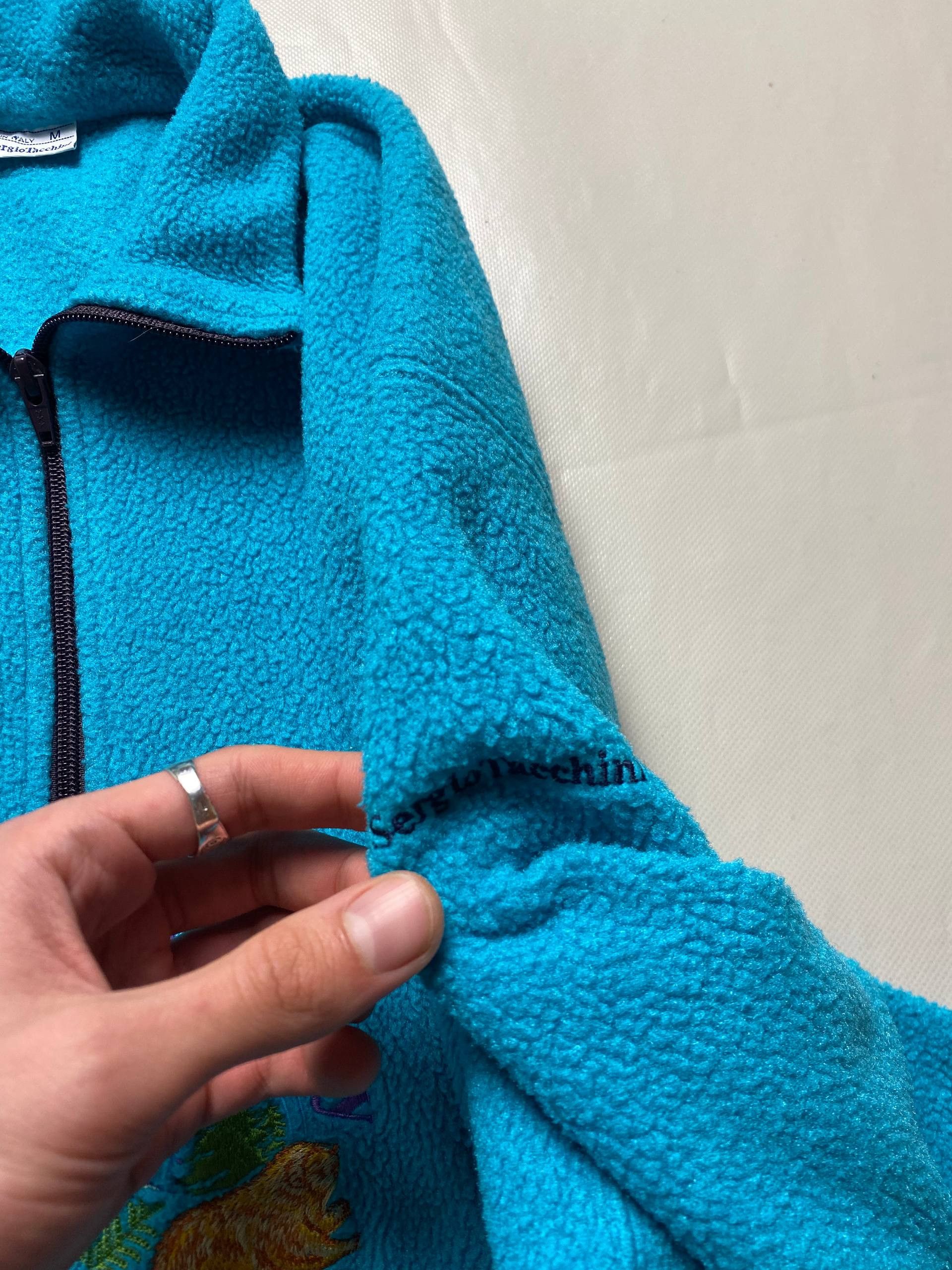 Sergio Tacchini Vintage Fleece Sergio Tacchini 80s Size US M / EU 48-50 / 2 - 2 Thumbnail