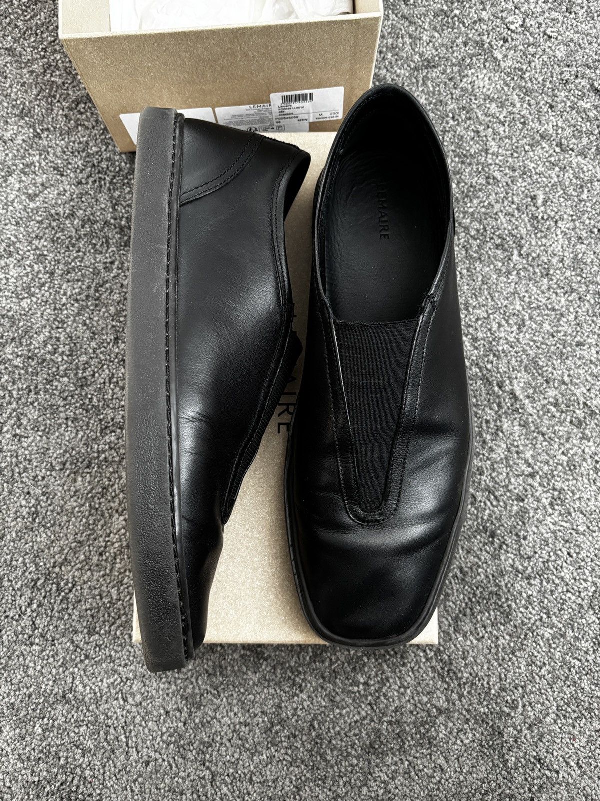 Lemaire linoleum slip on sneaker, 45