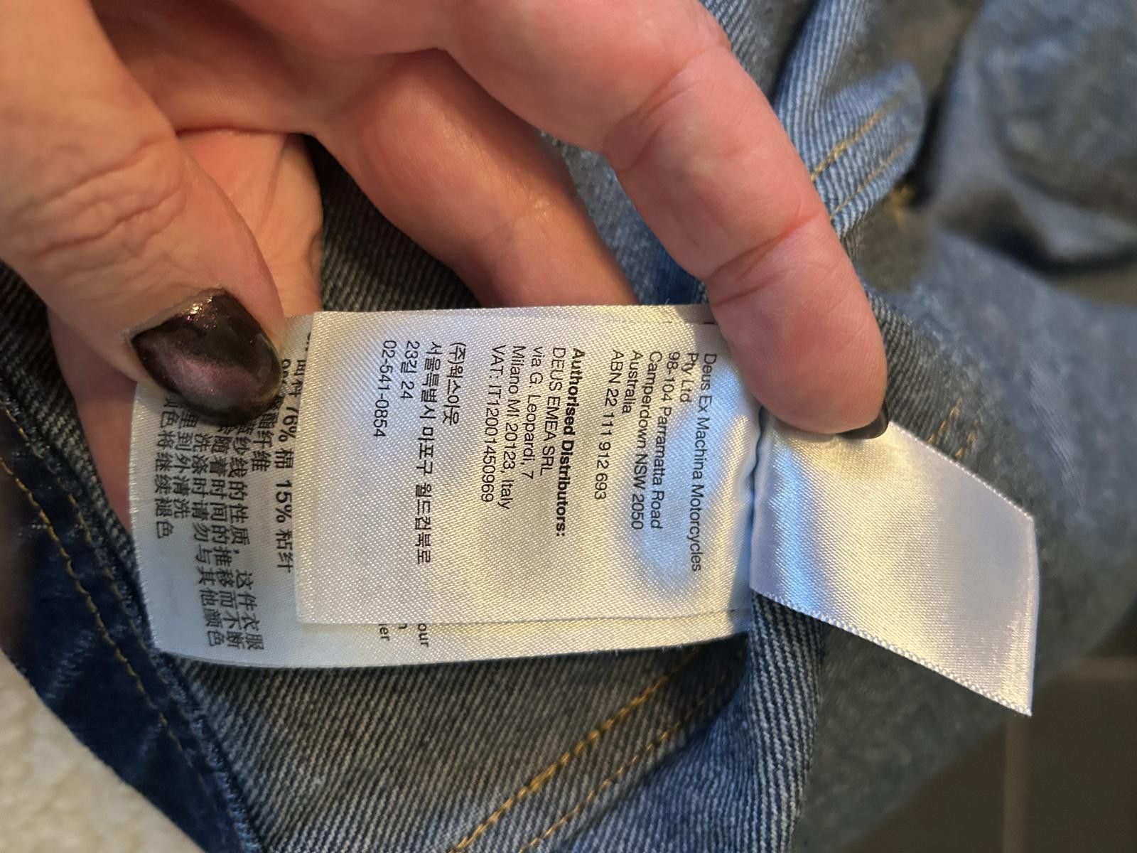 Deus Ex Machina Men's Denim Jacket