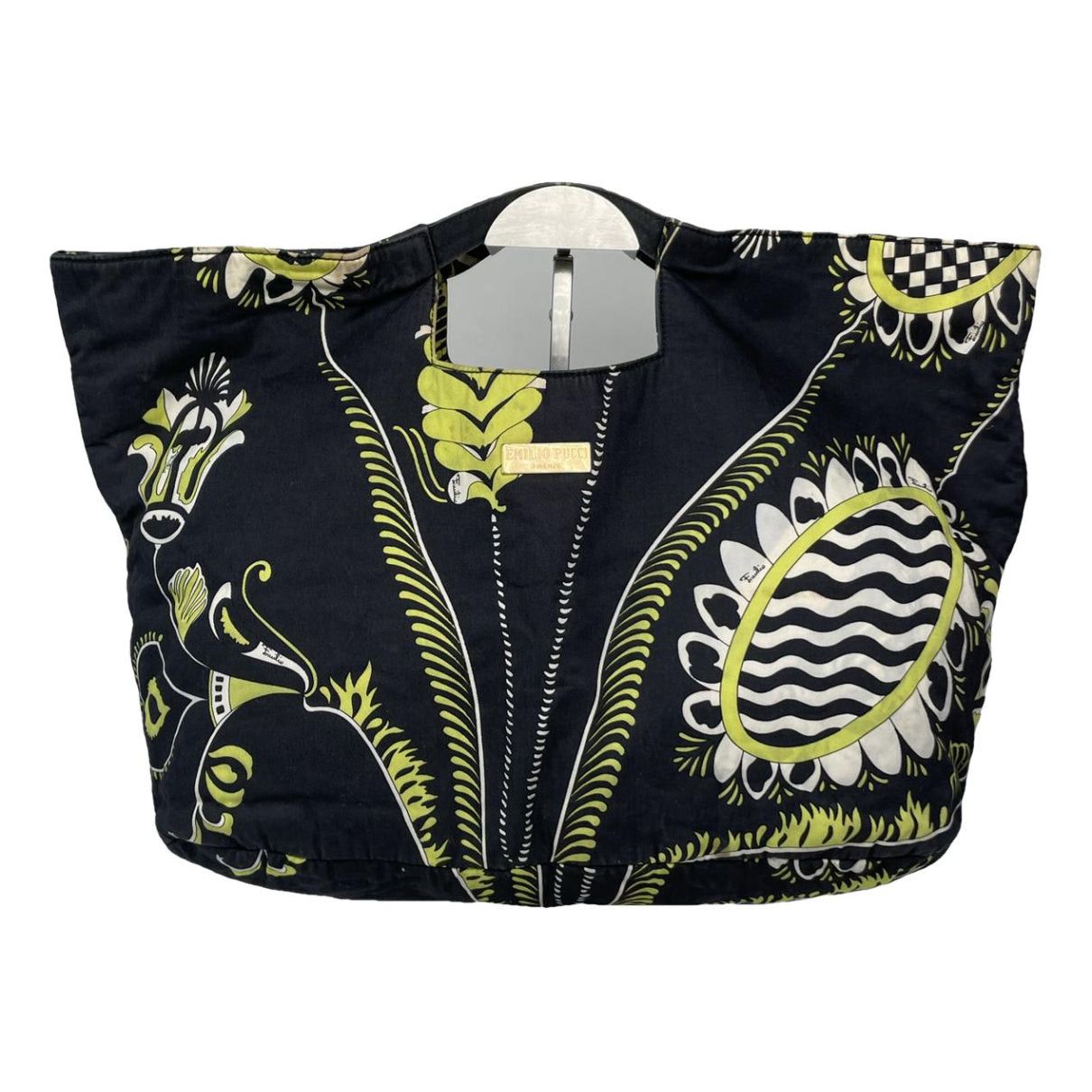 Emilio Pucci Black Cotton Handbag Size ONE SIZE - 1 Thumbnail